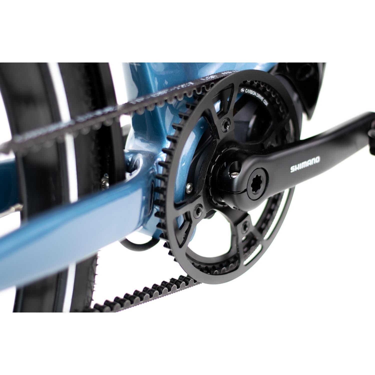 Multicycle Legacy EMB Step Through Electric Hybrid Bike Portofino Blue