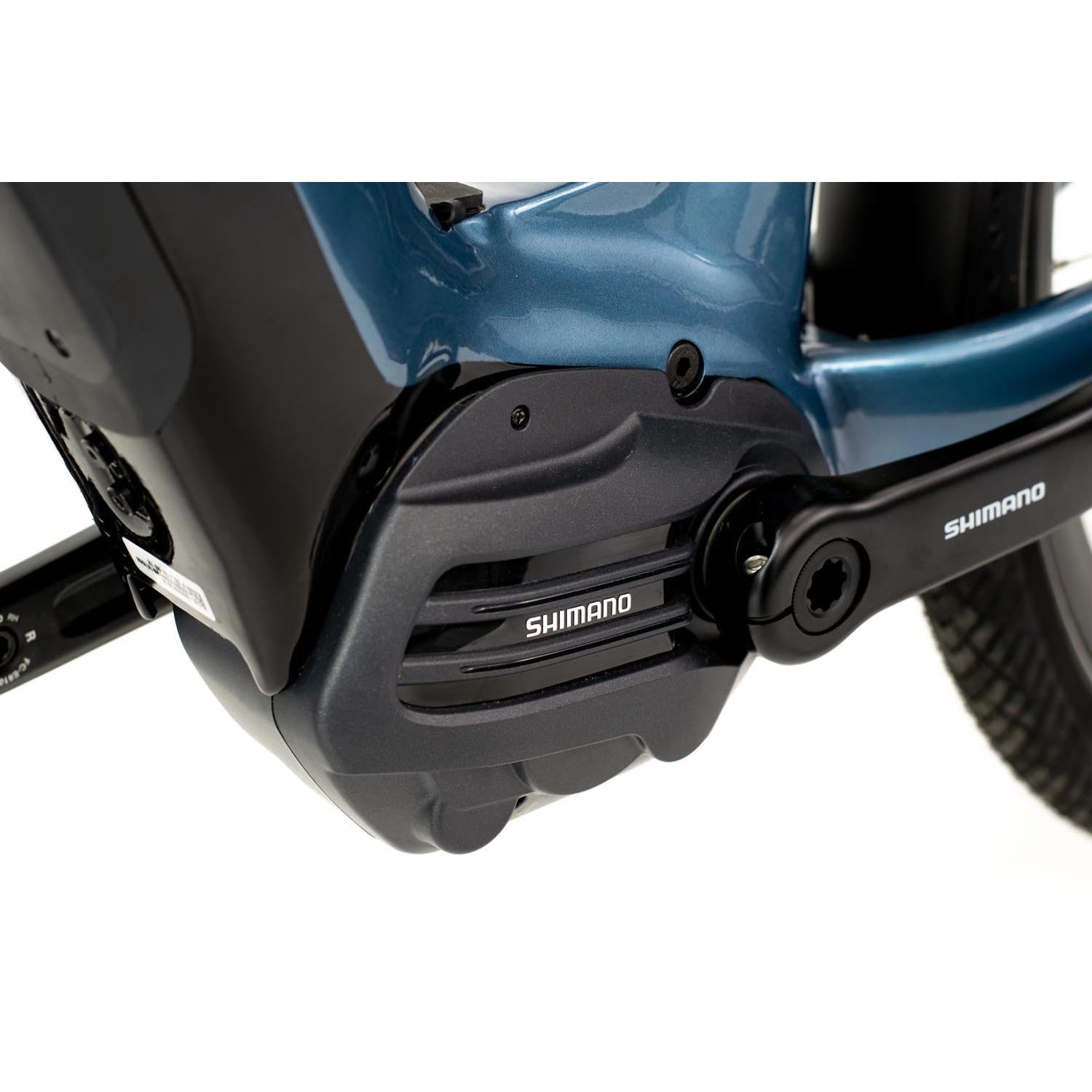 Multicycle Legacy EMB Step Through Electric Hybrid Bike Portofino Blue
