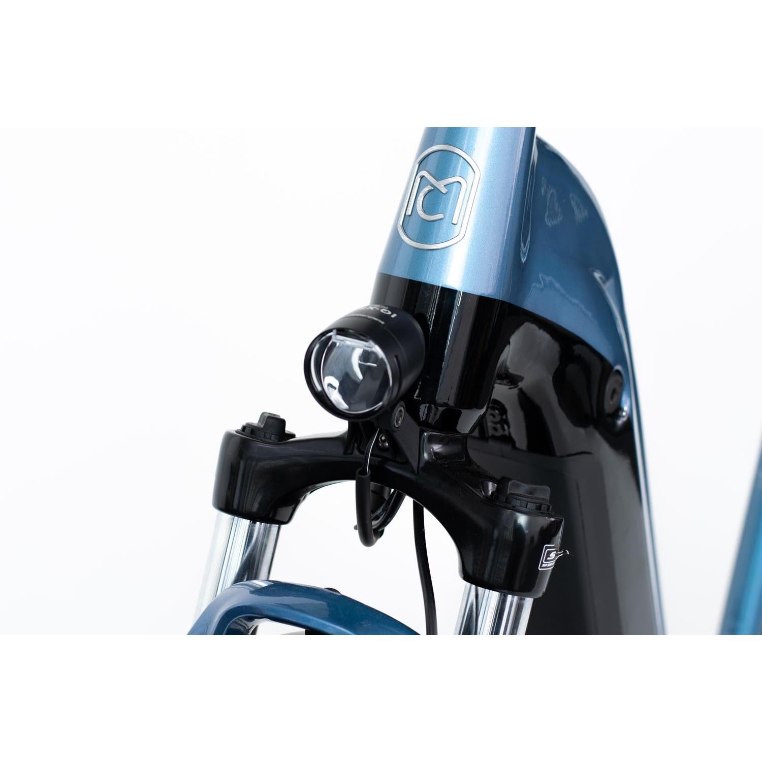 Multicycle Legacy EMB Step Through Electric Hybrid Bike Portofino Blue