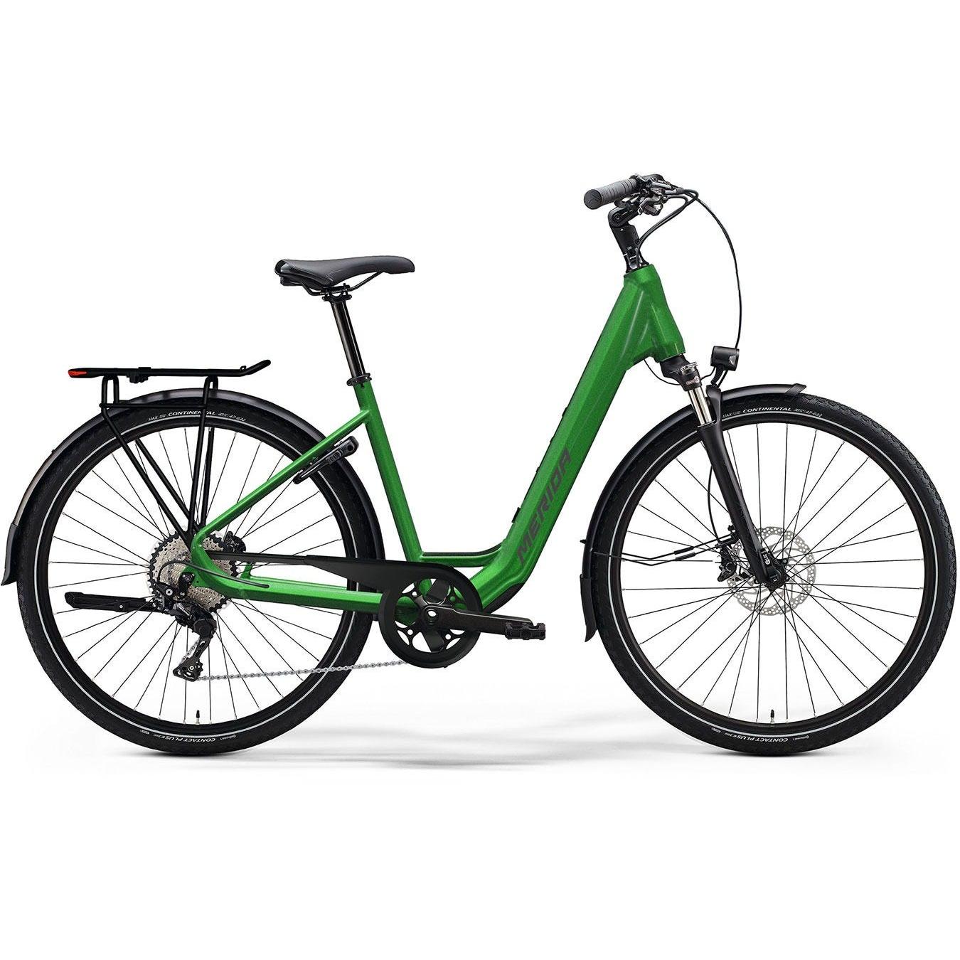 Merida eSpresso Urban 100 EQ Electric Hybrid Bike Evergreen/Grey