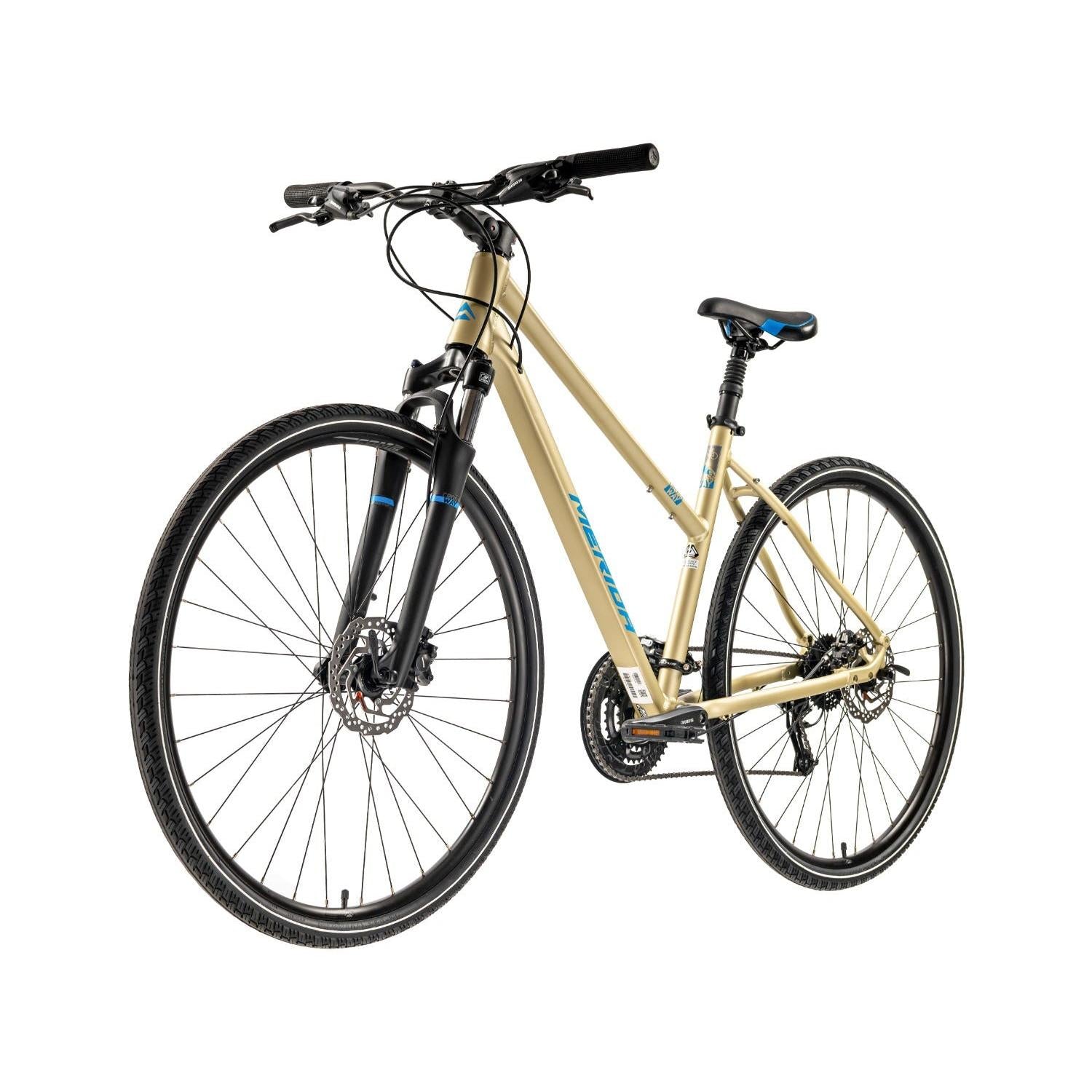 Merida Crossway 40 Hybrid Bike Champagne/Blue