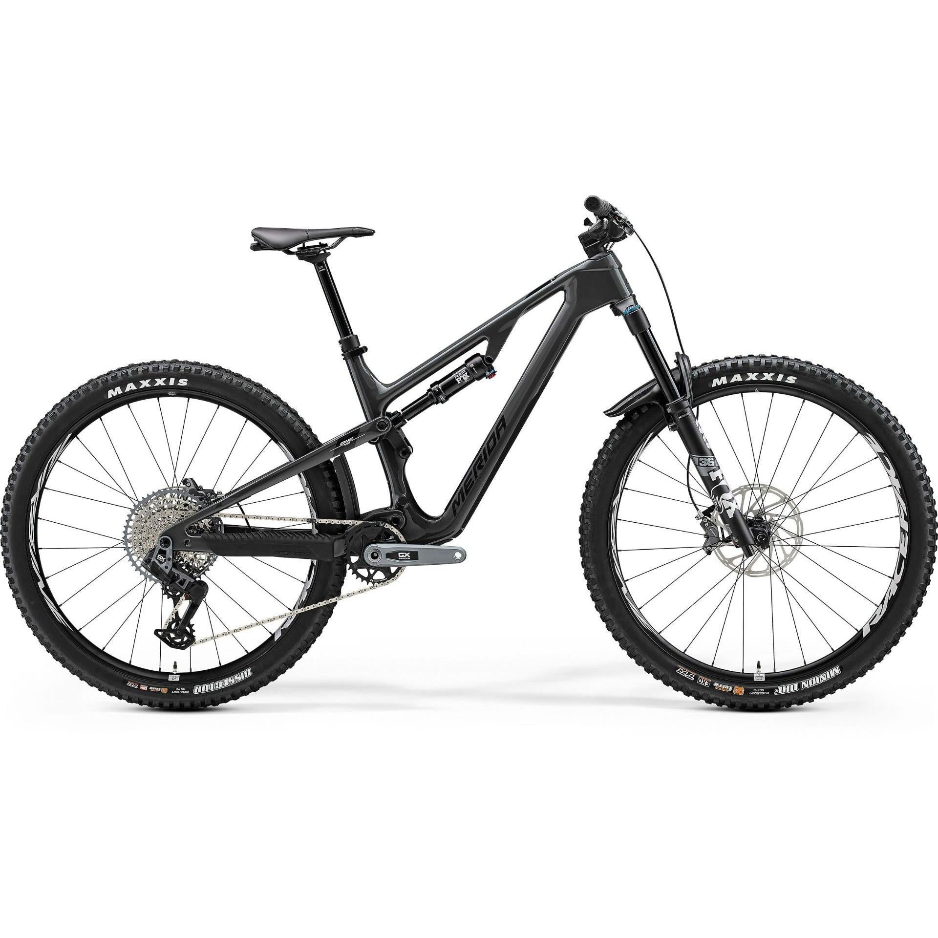 Merida One-Forty 8000 Dual Suspension Mountain Bike Grey Black/Silver ...