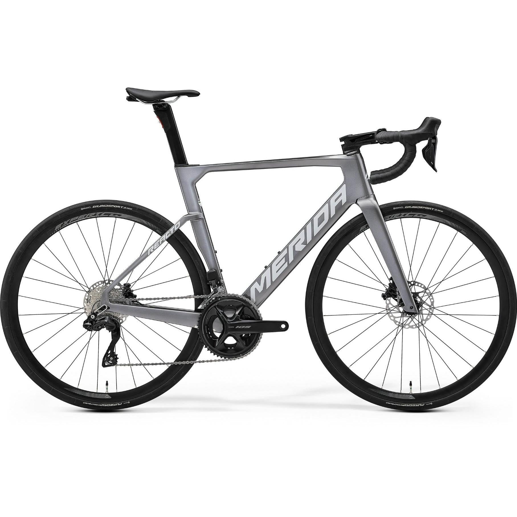Merida Reacto 6000 Drop Bar Road Bike Gunmetal Grey Silver – 99 Bikes
