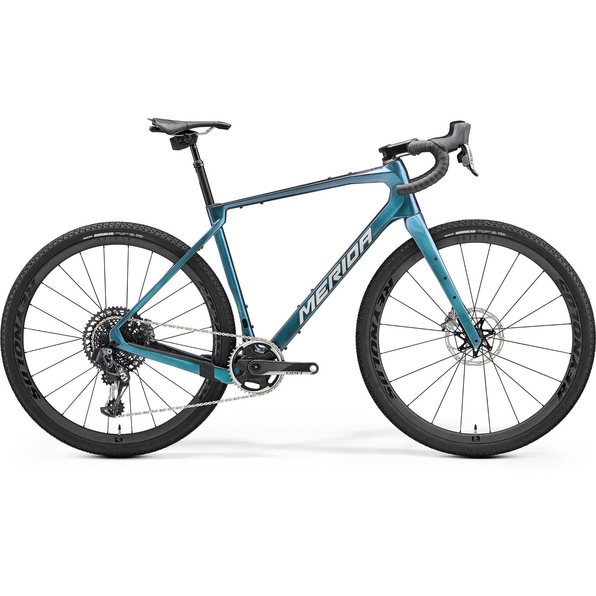 Merida Silex 10K Gravel Bike Space Teal/Silver Chameleon