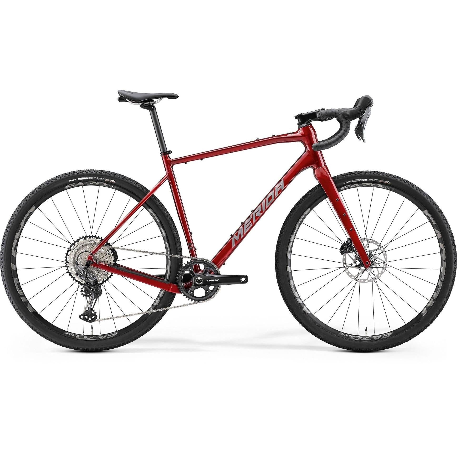 Merida Silex 700 Gravel Bike Dark Strawberry/Grey Red
