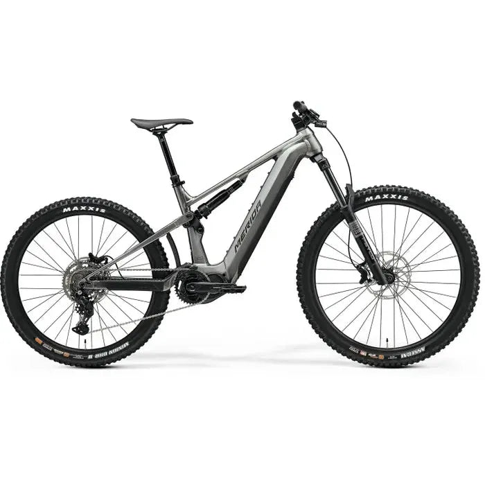 EX-DEMO Merida eOne-Sixty 400 Electric Enduro Bike 630Wh Battery Gunmetal Grey/Black (Large)