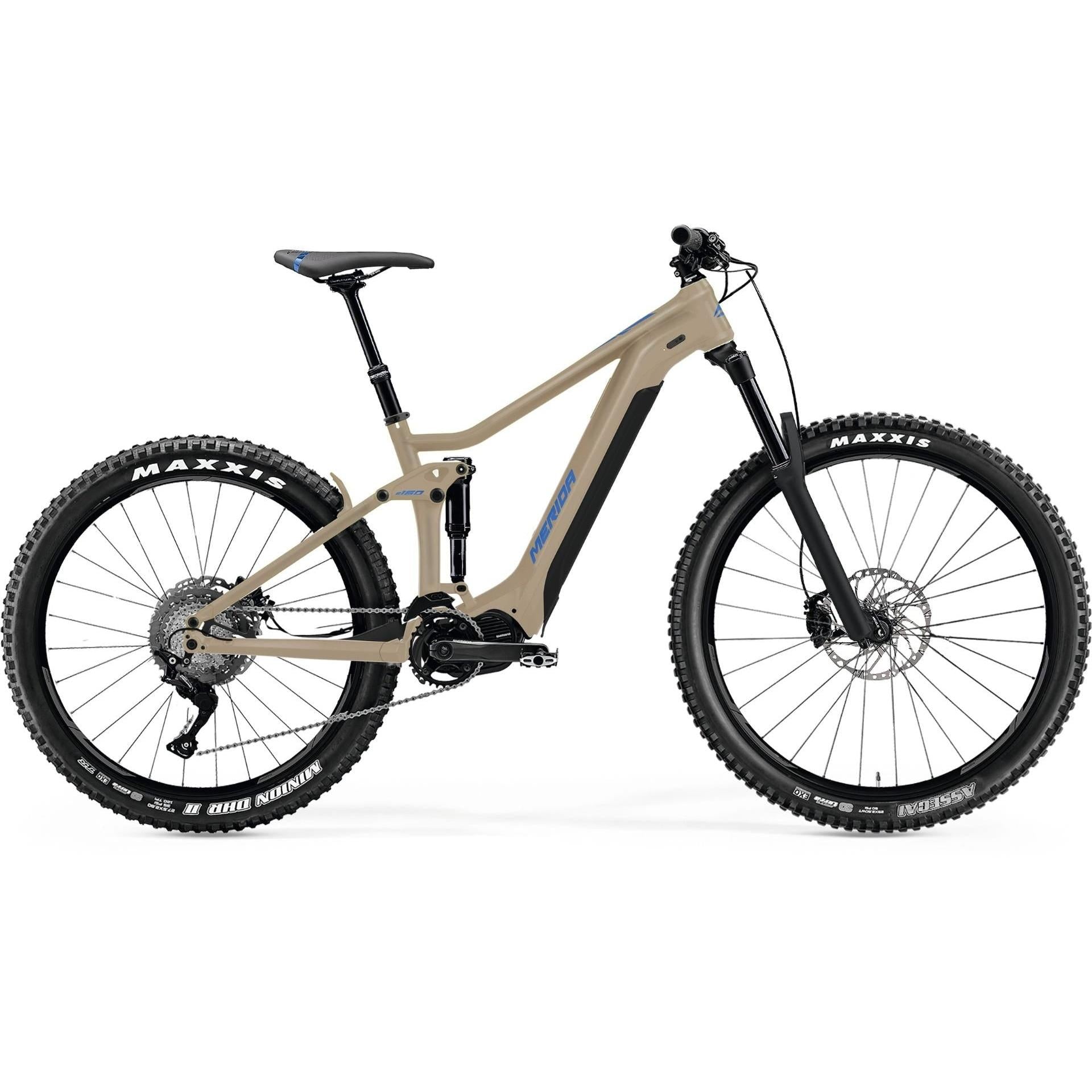 Merida eOne Sixty 300 S Electric Mountain Bike Light Sand Blue