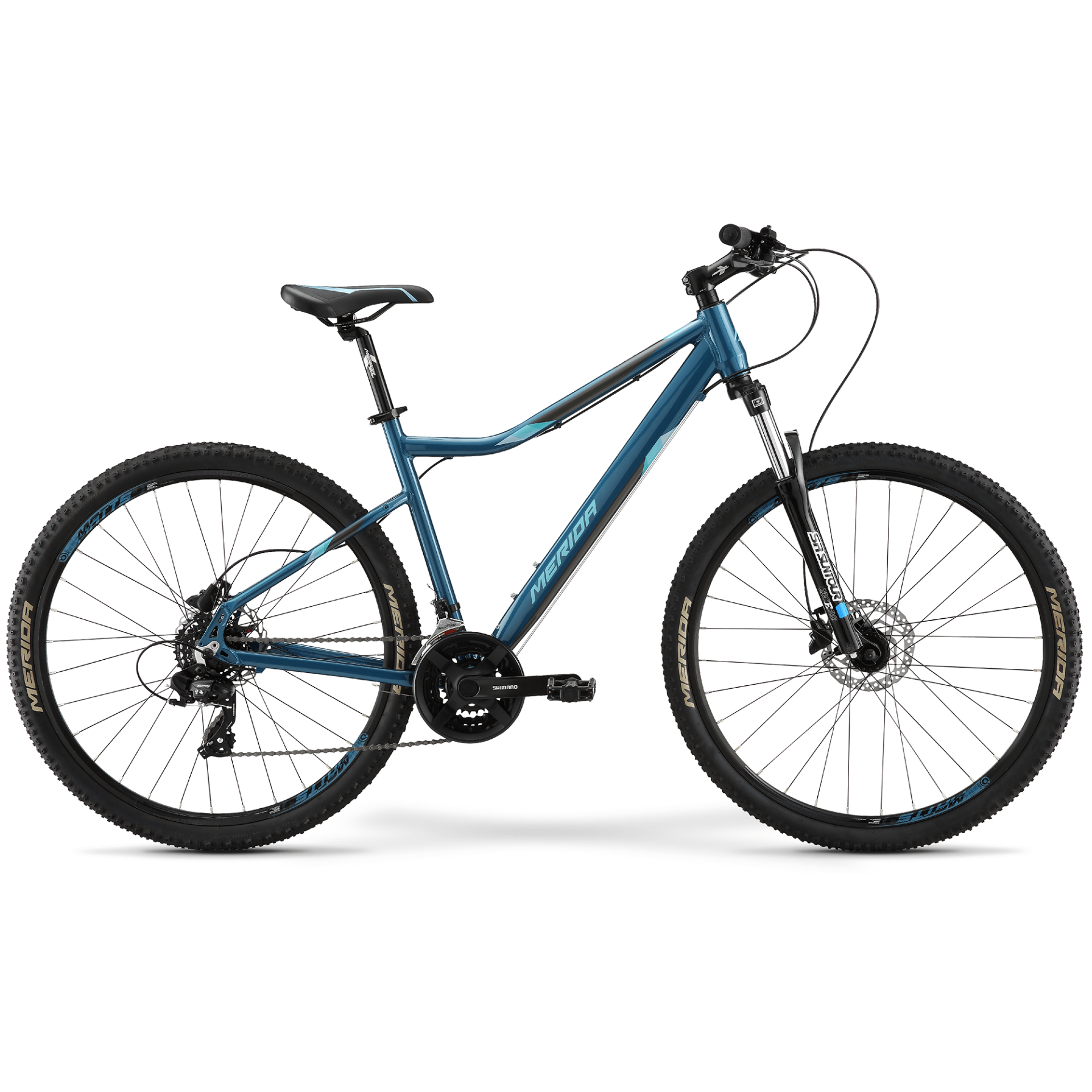Merida Matts 7.10 D Mountain Bike Blue/Teal