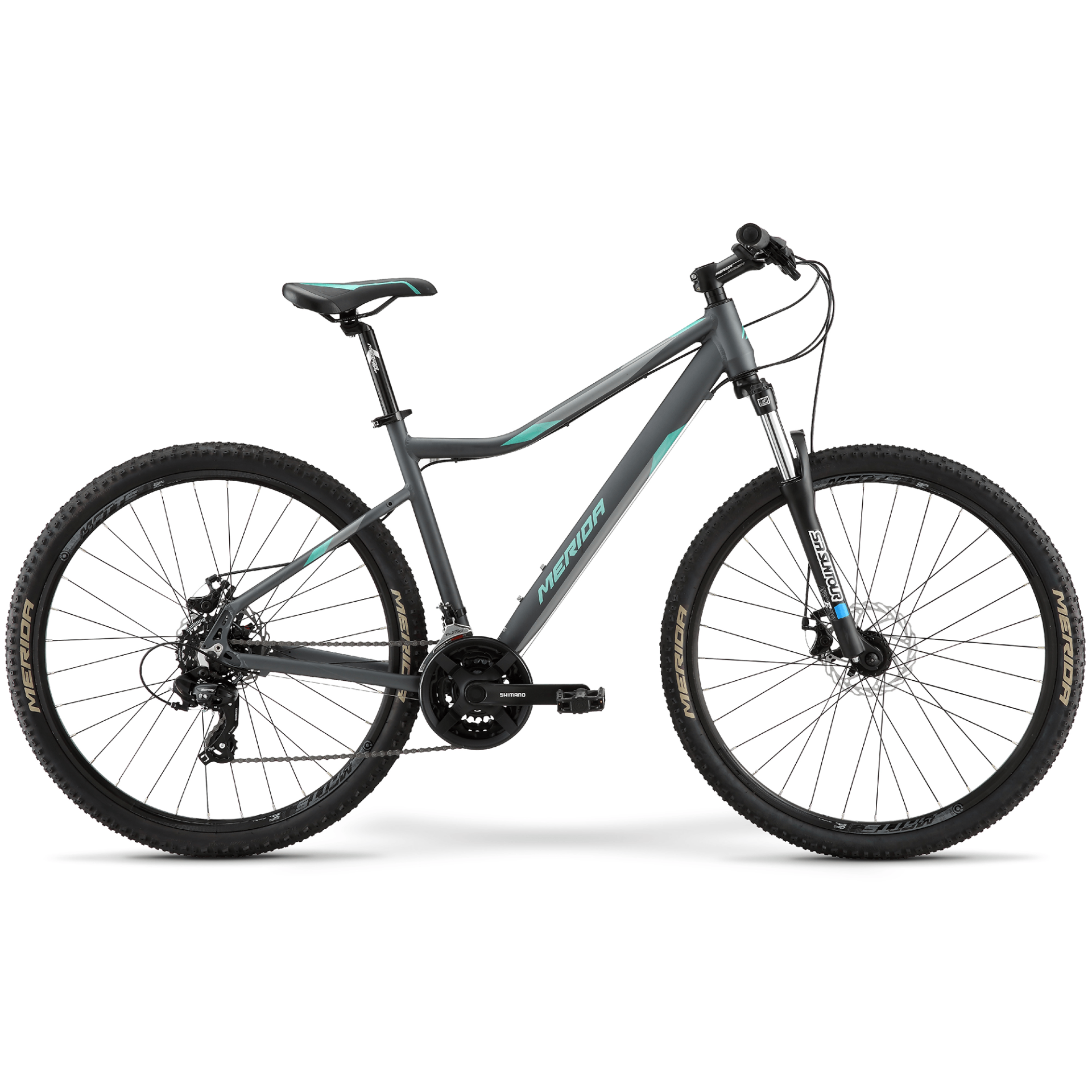 Merida Matts 7.10 MD Mountain Bike Anthracite/Teal/Black