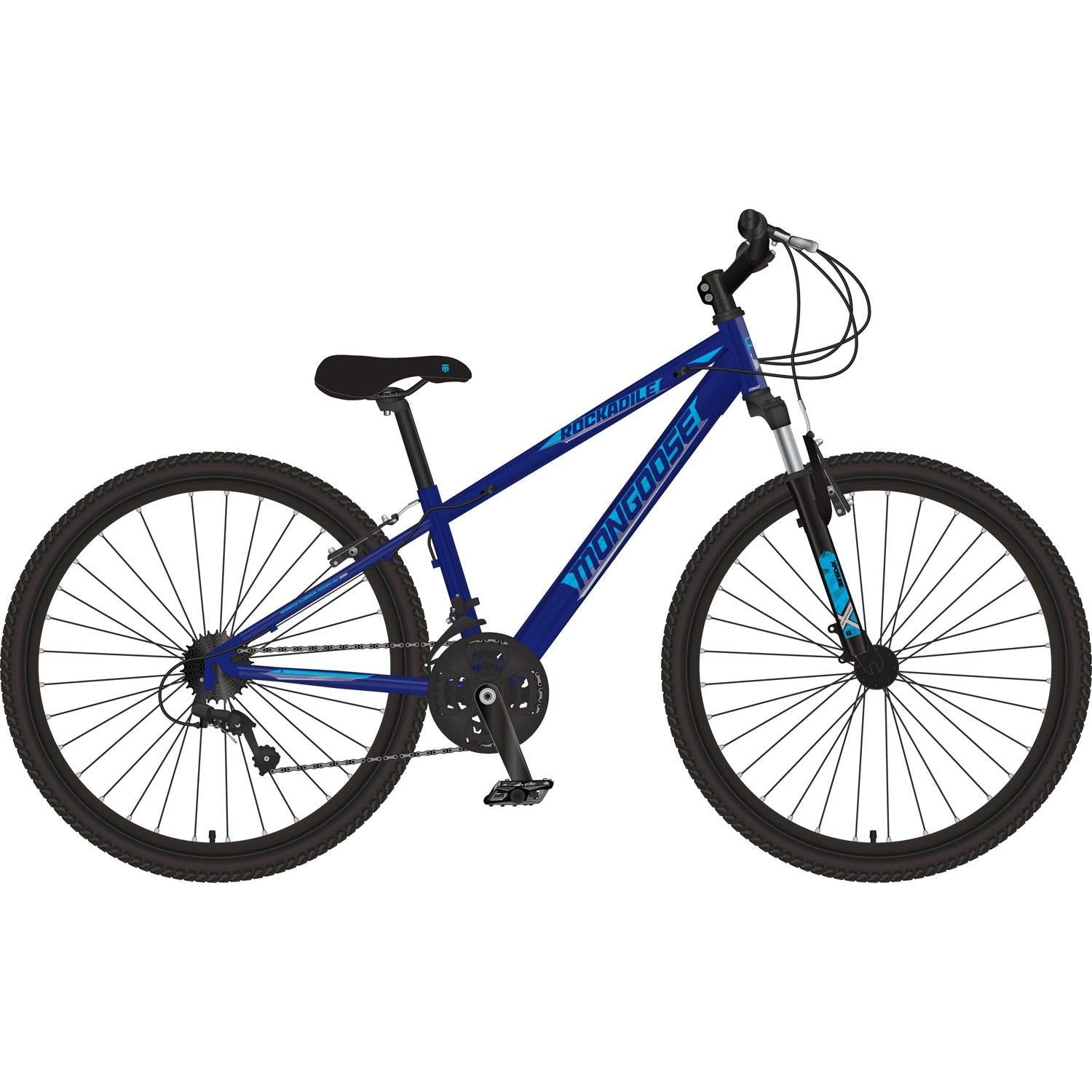 Mongoose Rockadile Kids Mountain Bike 26 Inch Blue (2019)