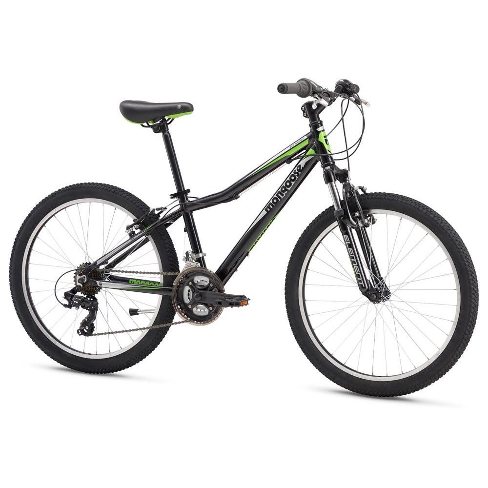 Mongoose 24" Rockadile Kids Bike [Black/Green] (2017)
