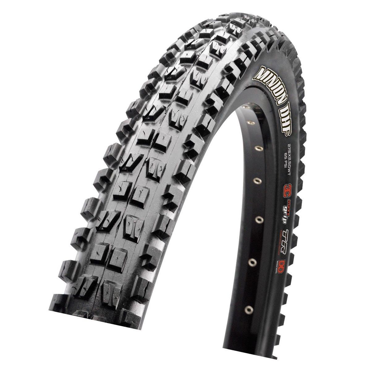 Maxxis Minion DHF Folding MTB Tyre 3C Grip EXO TR Black 29 x 2.50