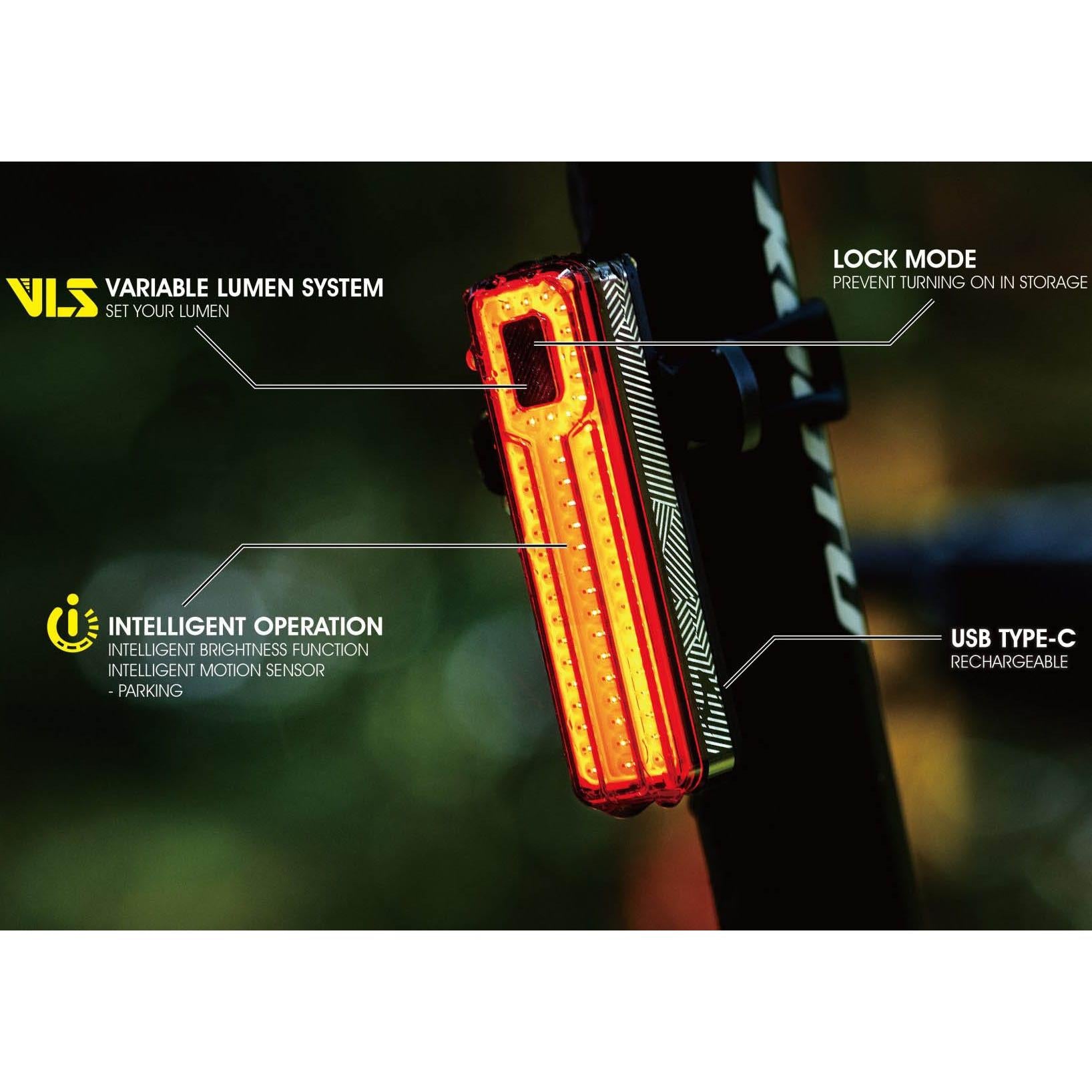 Moon Helix Max 250 Lumens Rear Light