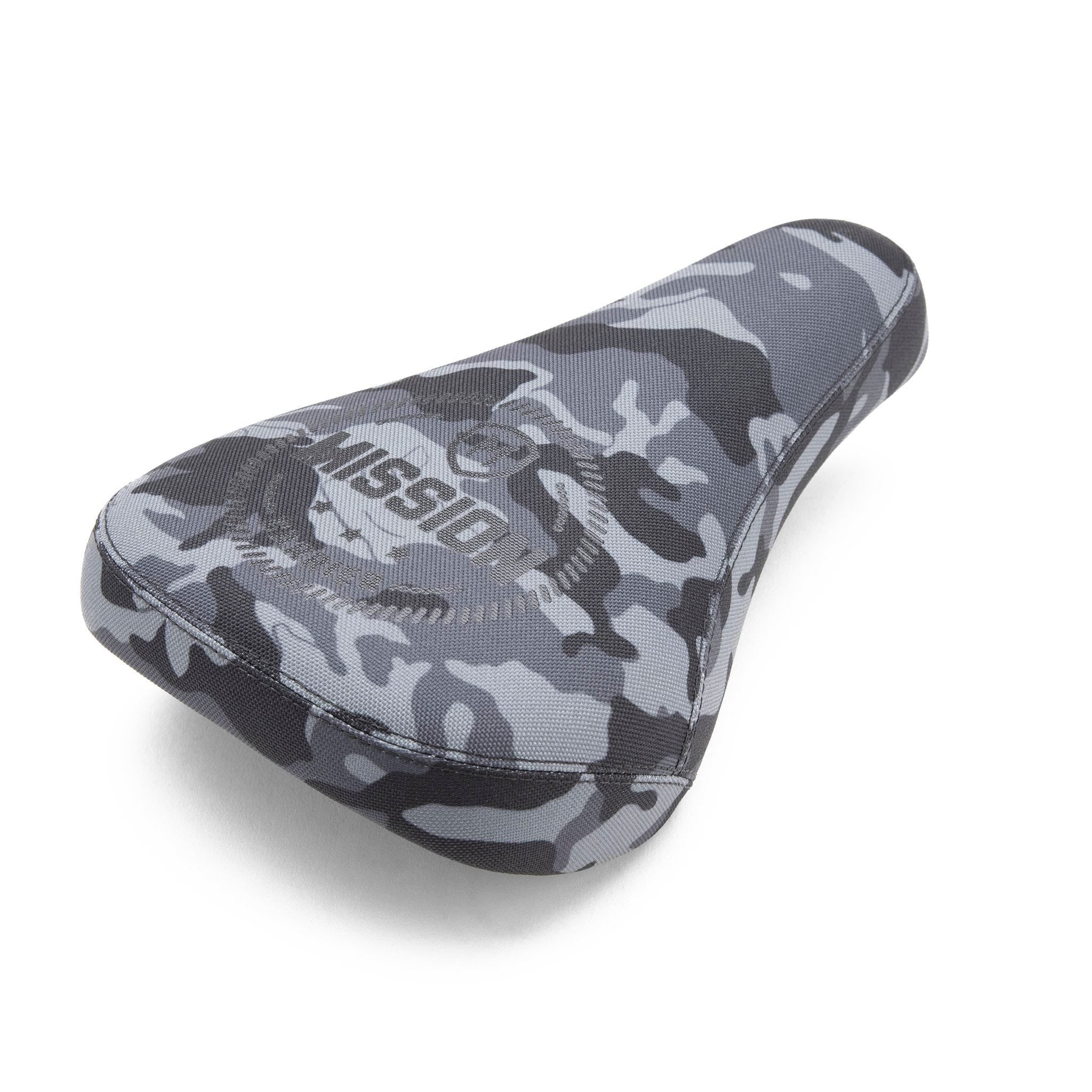 Mission Carrier Stealth BMX Seat Grey Camo