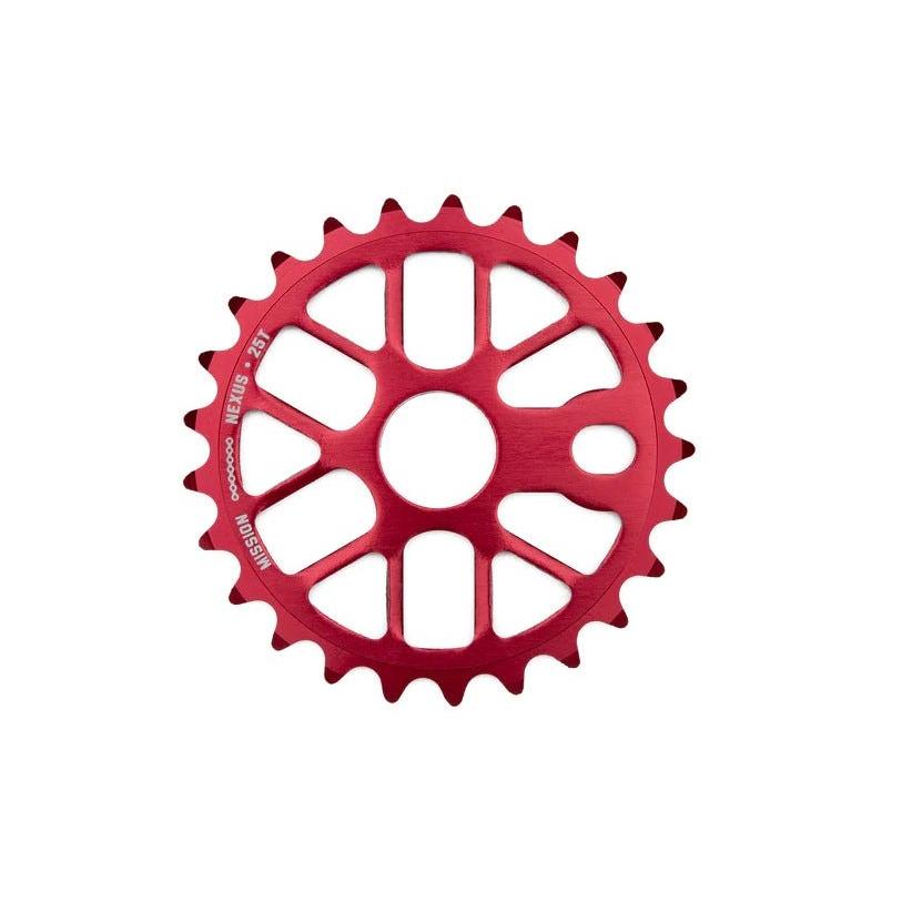Mission Nexus Sprocket 25T Red