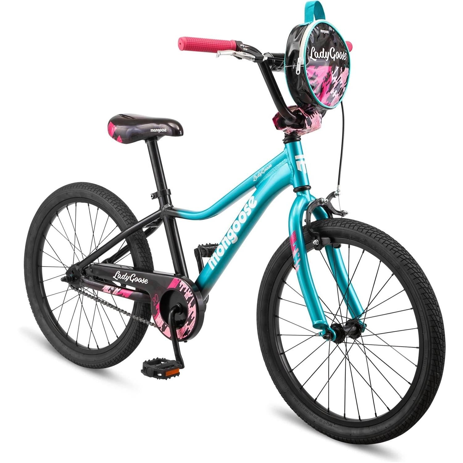 Mongoose LadyGoose 20'' Kids Bike Black/Teal