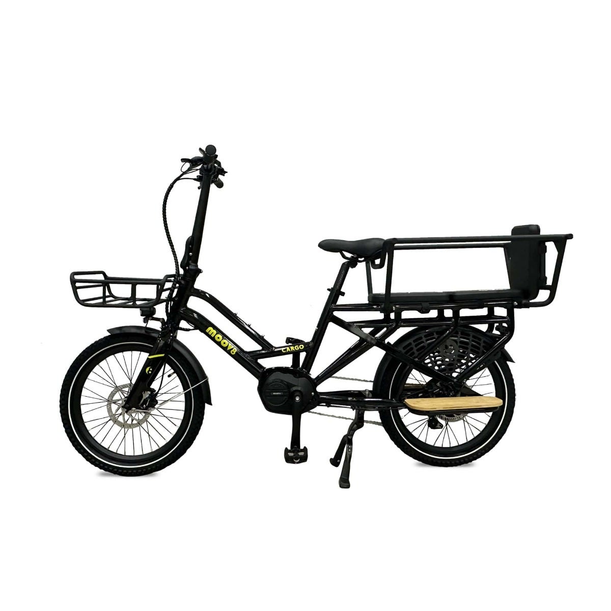 Moov8 Cargo C2 Electric Cargo Bike Black (2024)