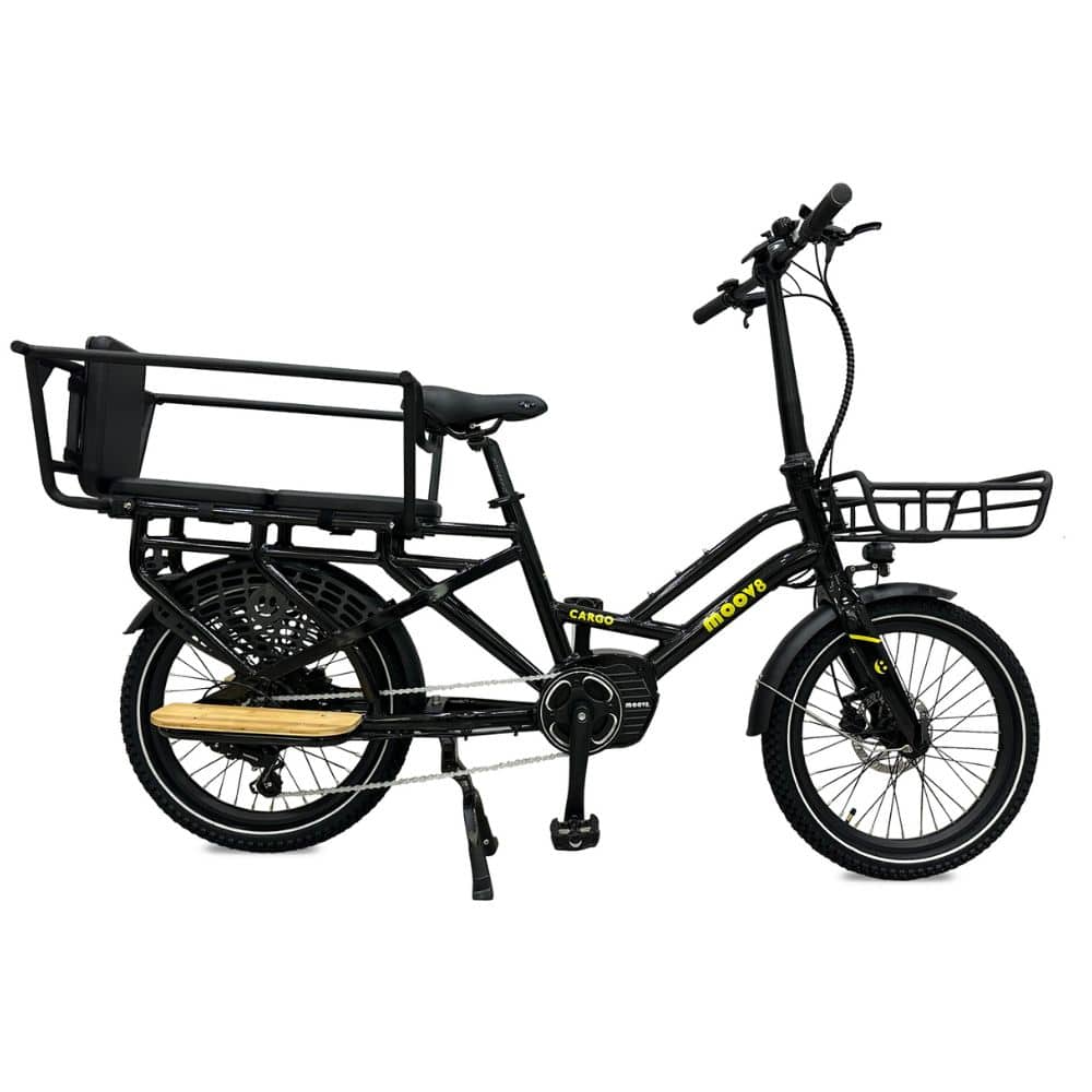 Moov8 Cargo C2 Electric Cargo Bike Black
