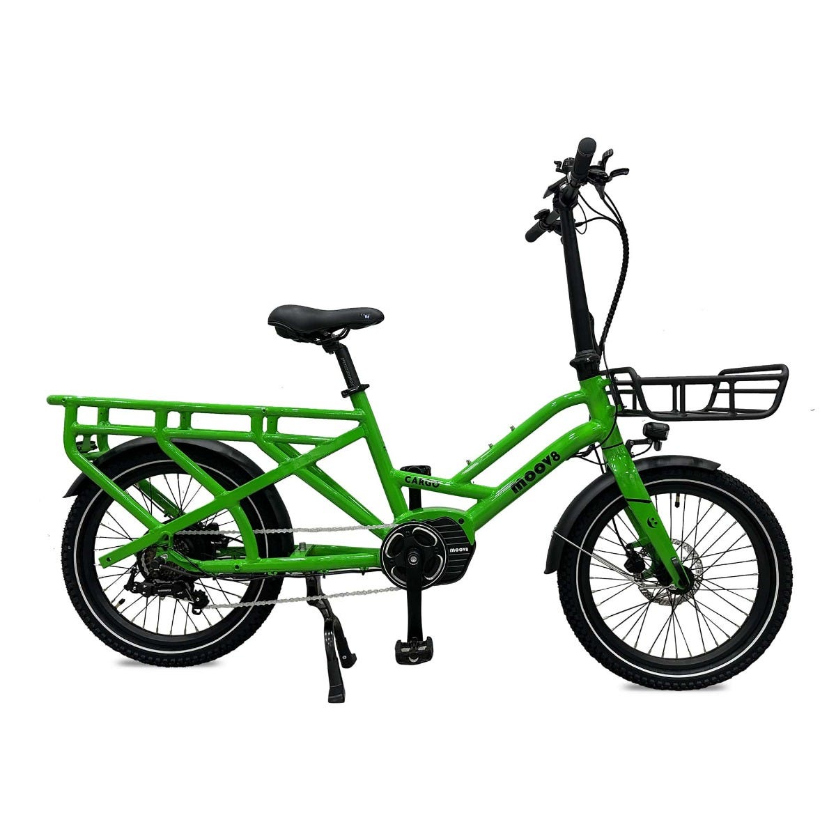 Moov8 Cargo C2 Electric Cargo Bike Green (2024)