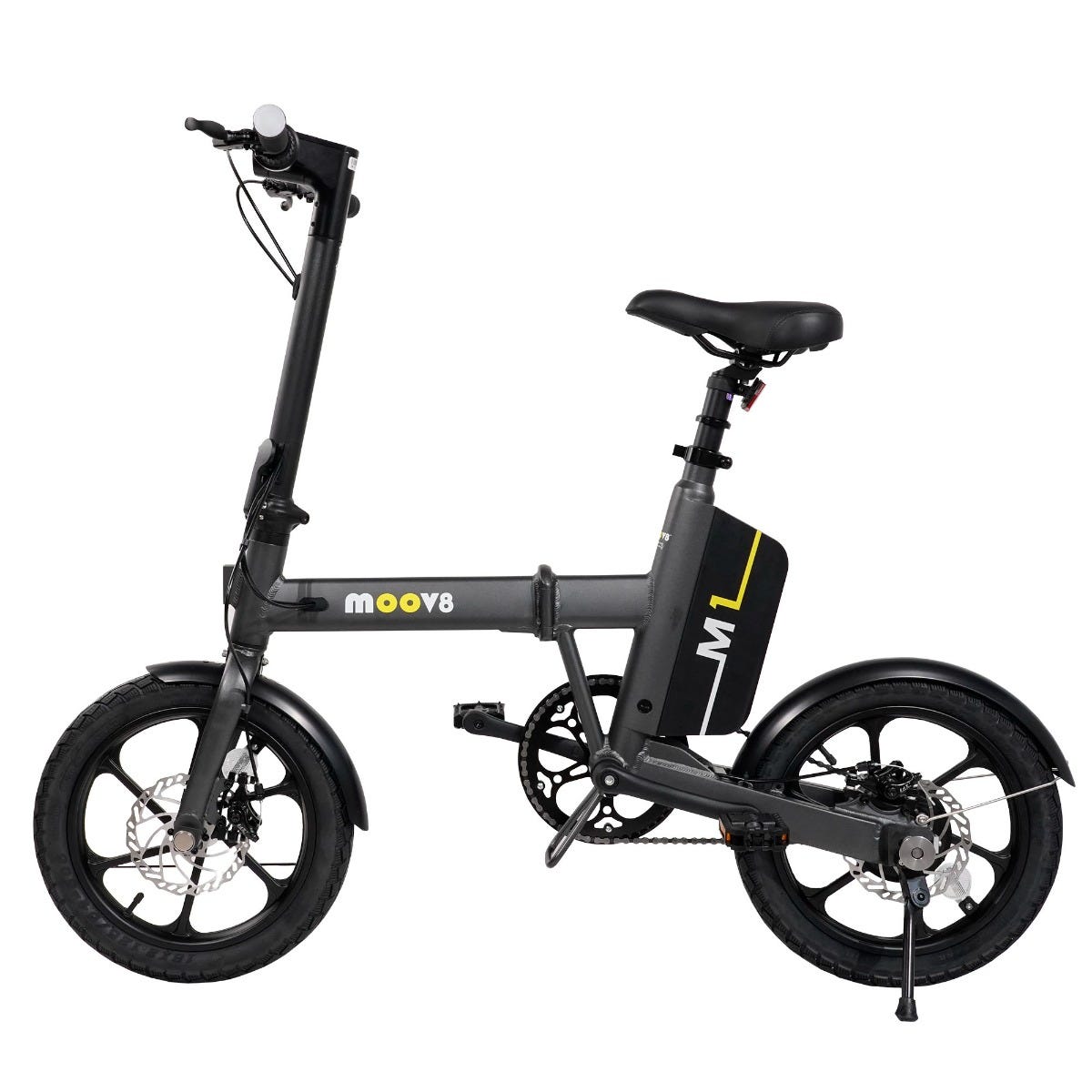 Moov8 M1 Electric Folding Bike Grey