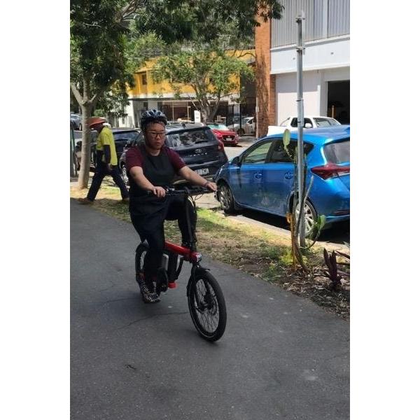Moov8 X 9.6Ah Compact Electric Bike Red