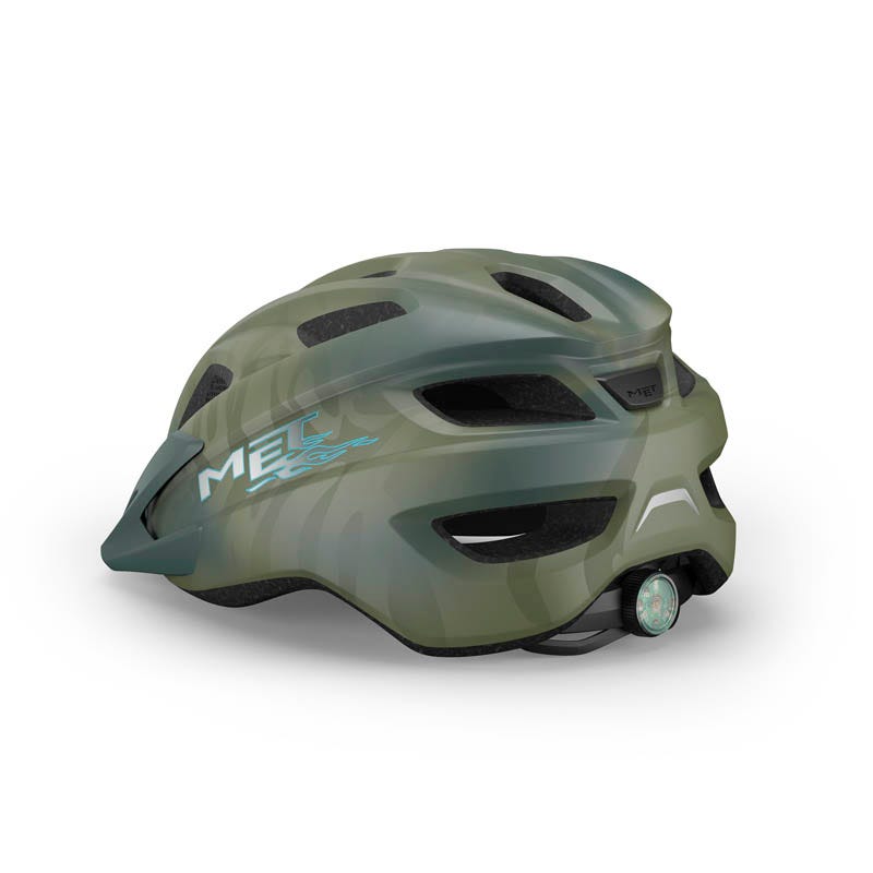 Met Crackerjack Kids Helmet 52-57 cm Green/Matt