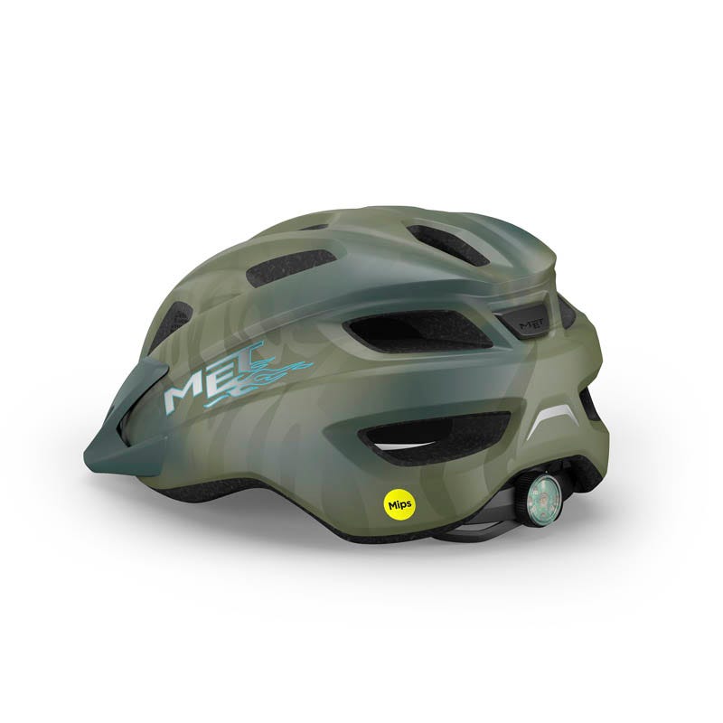 Met Crackerjack Kids Helmet MIPS 52-57 cm Matt Green