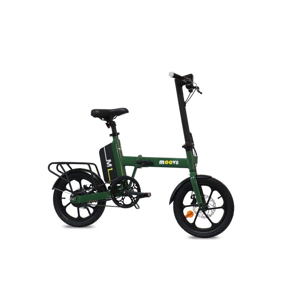 Moov8 M1 Electric Folding Bike Green