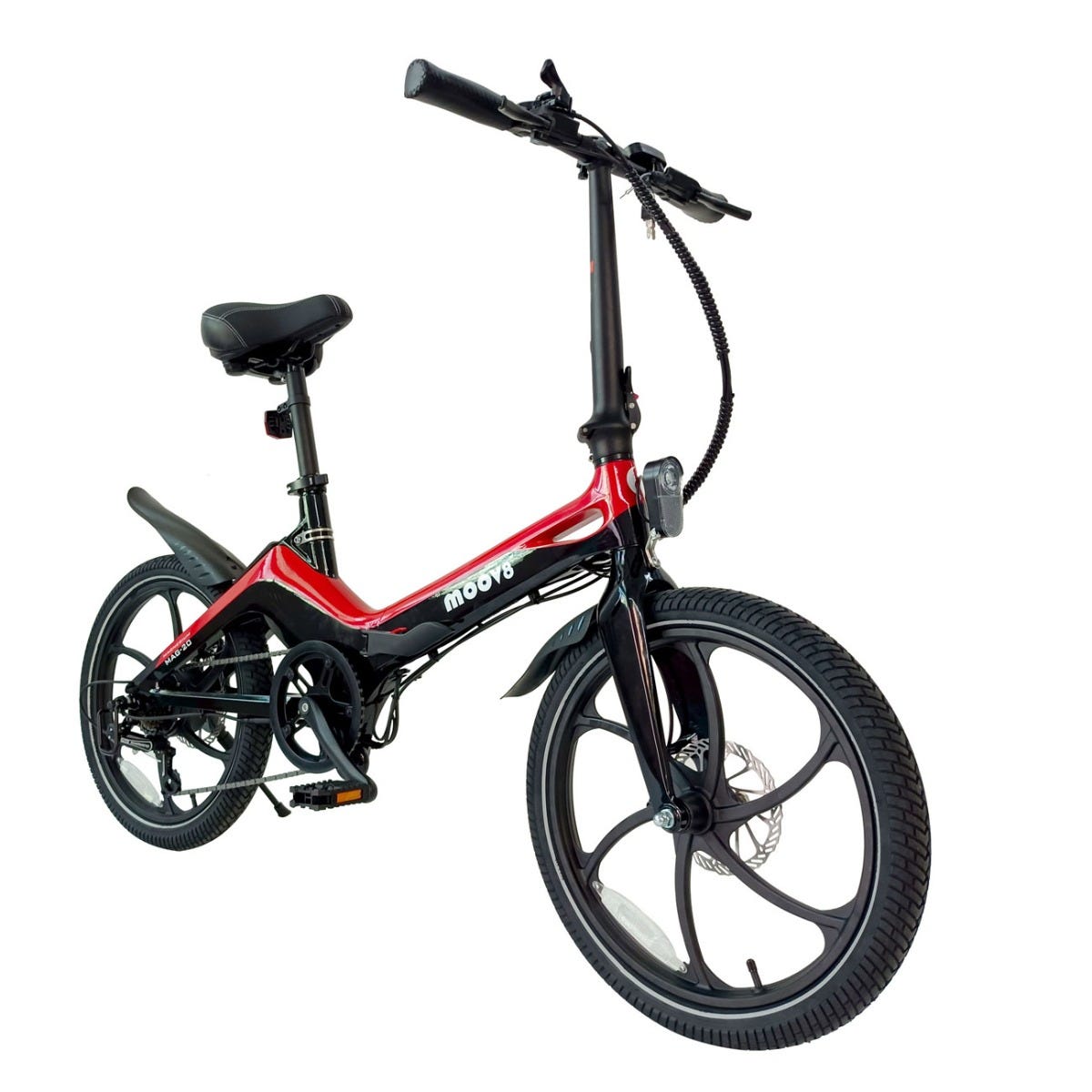 Moov8 MAG-20 Electric Folding Bike Red