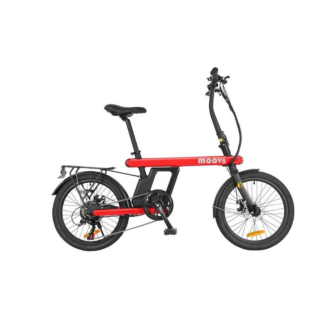 Moov8 X 8.7Ah Compact Electric Bike Red