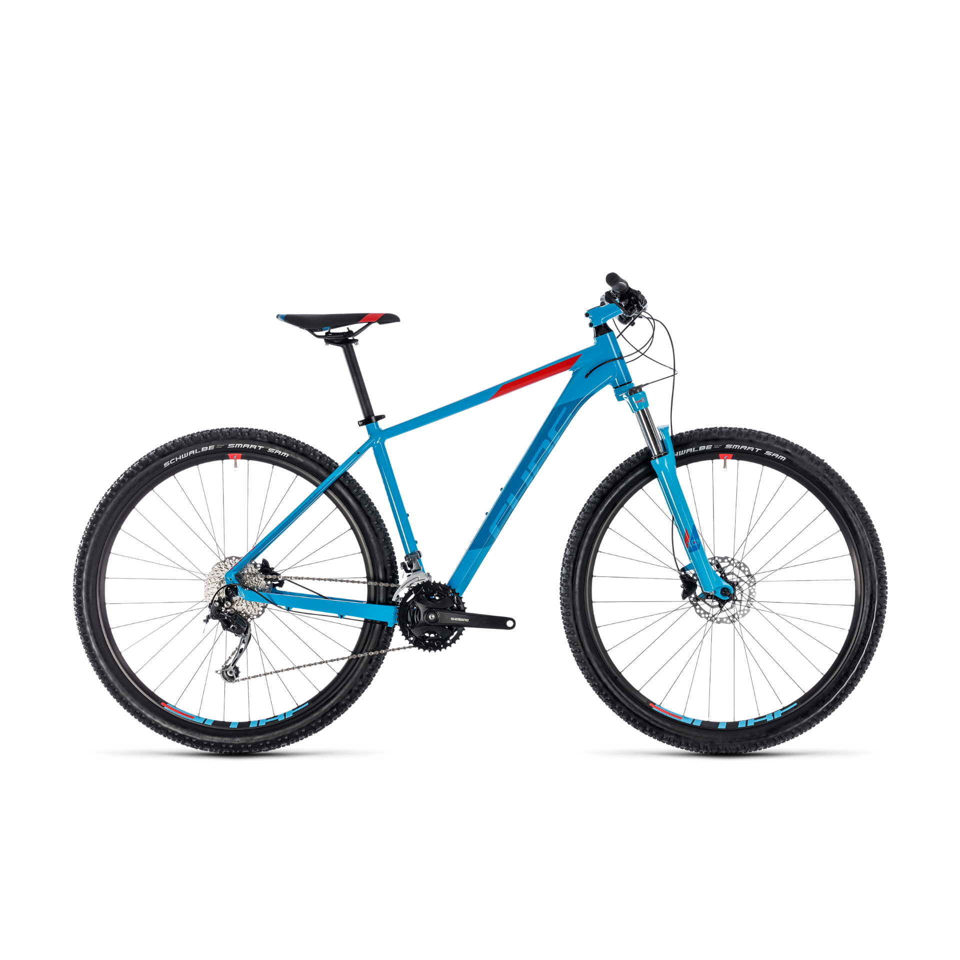 Cube Aim SL Mountain Bike Red/Blue
