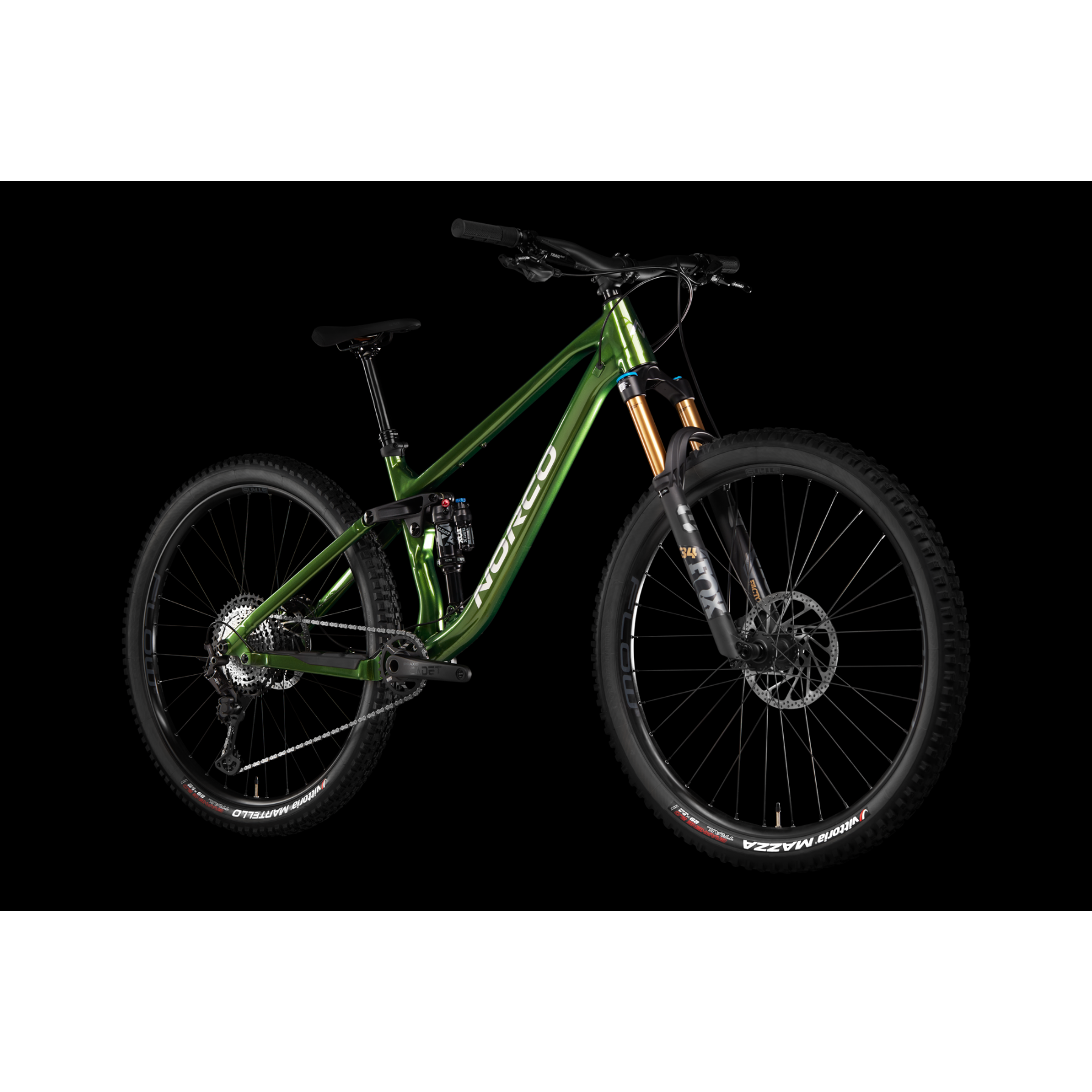 Norco Fluid FS 1 Dual Suspension Mountain Bike Green/Grey