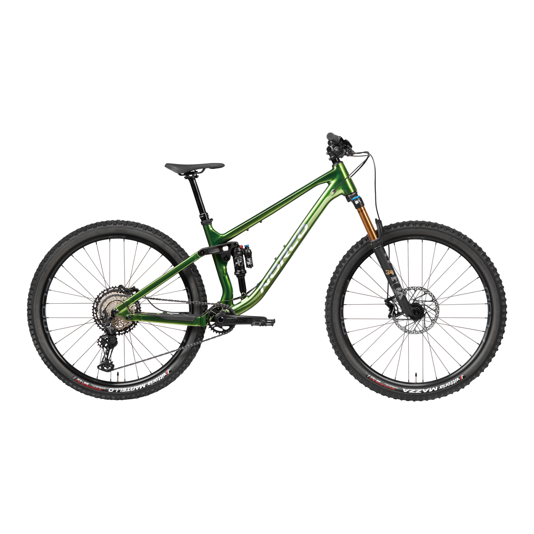 Norco Fluid FS 1 Dual Suspension Mountain Bike Green/Grey