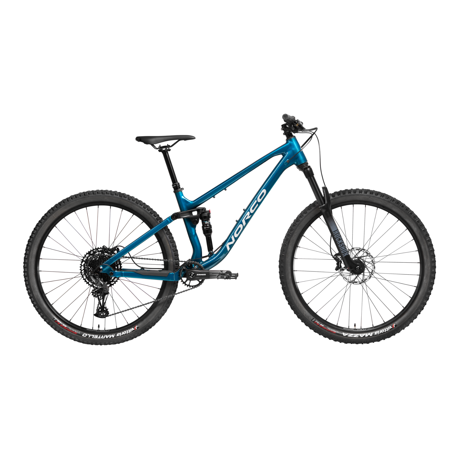 Norco Fluid FS A3 Dual Suspension Mountain Bike Blue/Silver