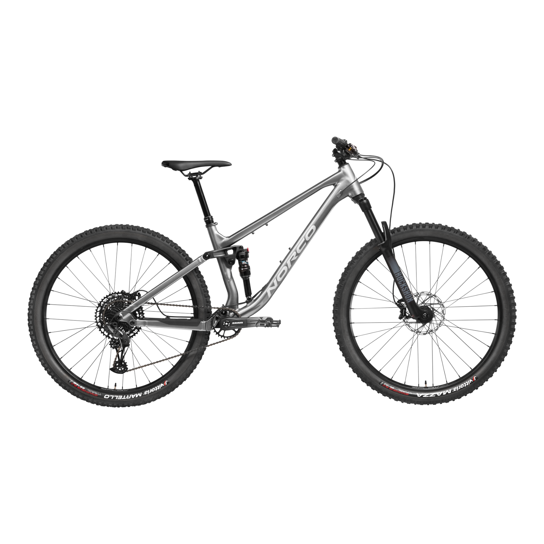 Norco Fluid FS A3 Dual Suspension Mountain Bike Grey/Silver