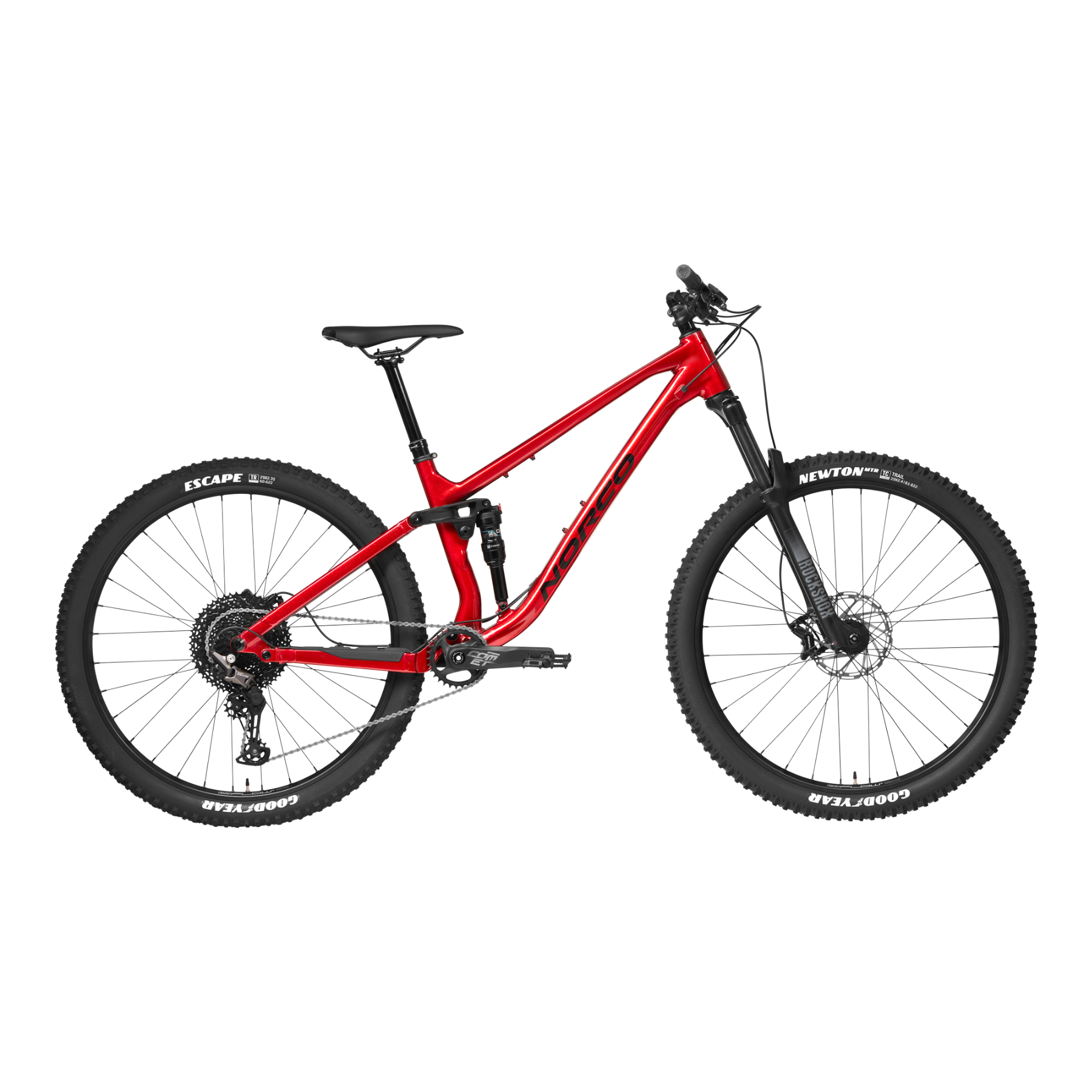Norco Fluid FS 4 Dual Suspension Mountain Bike Red/Black