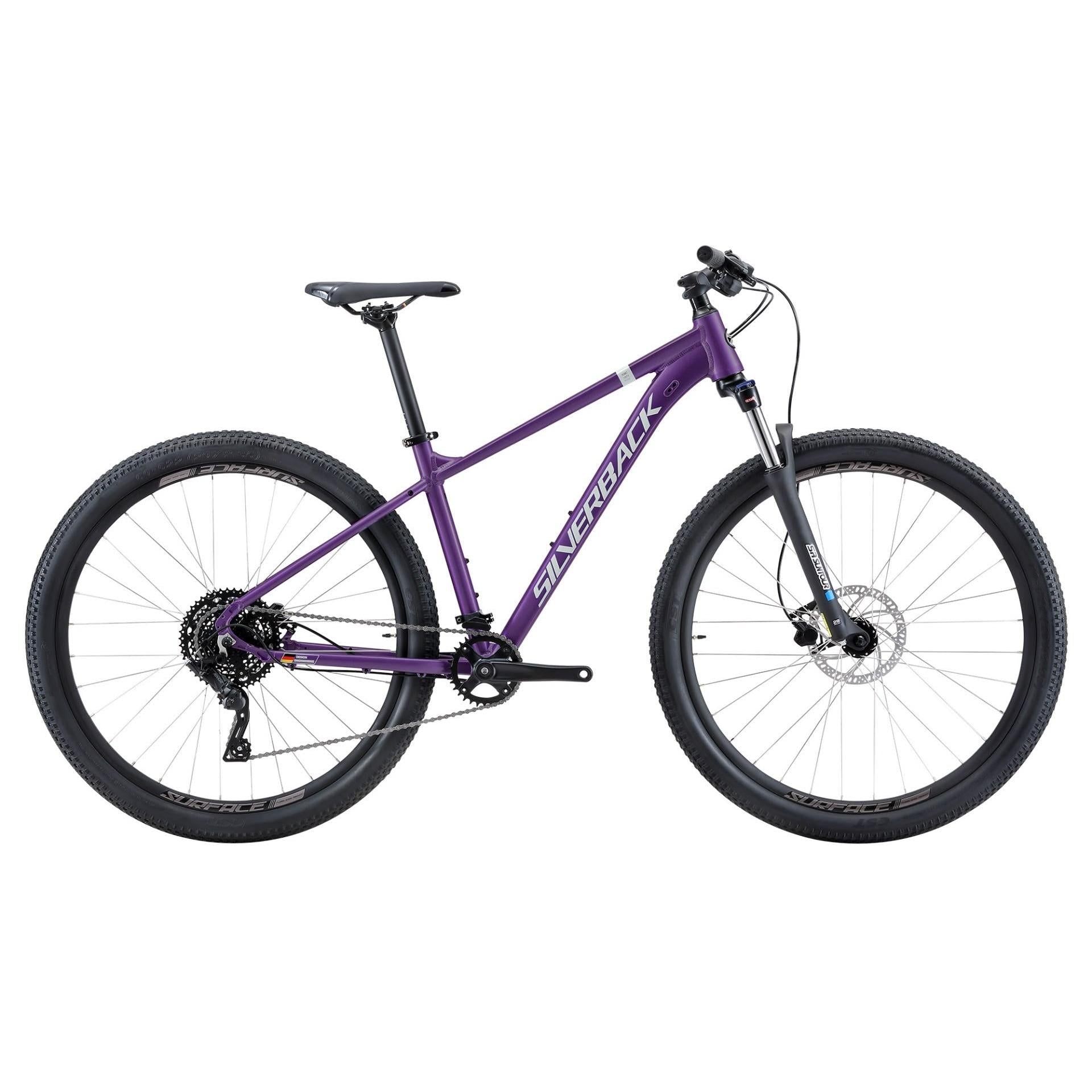 Silverback Splash Elite MS 27.5'' Hardtail Mountain Bike Purple/Silver