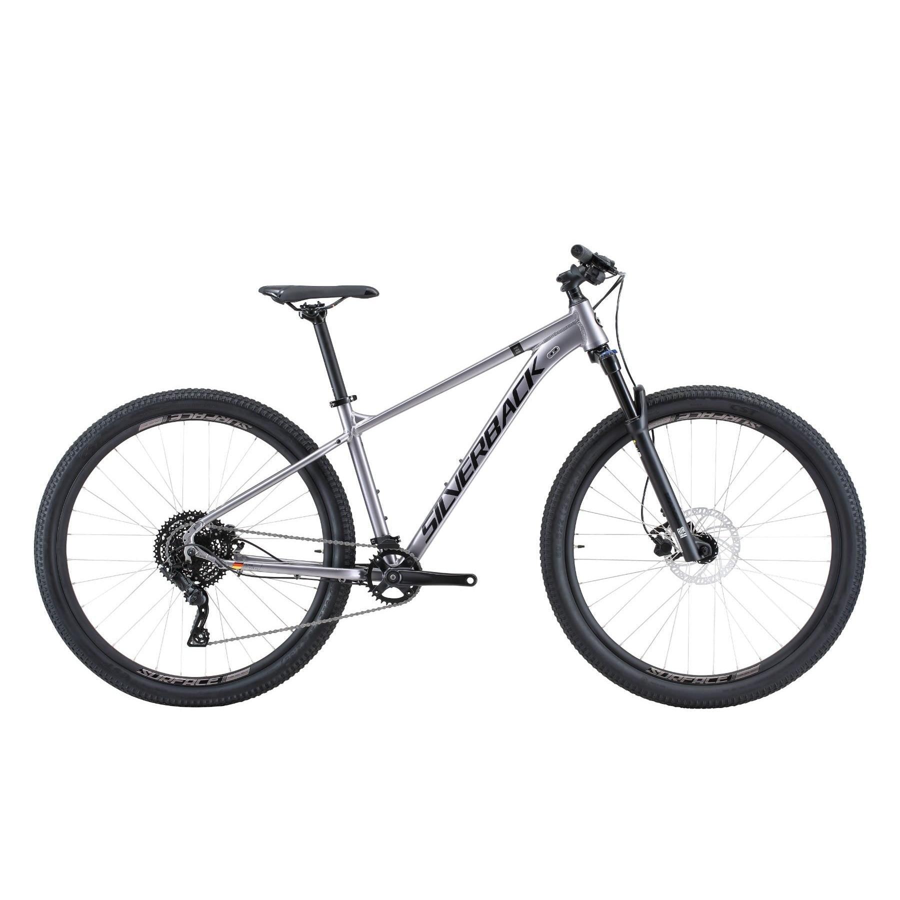 Silverback Stride Comp Hardtail Mountain Bike 29 Satin Metallic Grey silverback-stride-comp-hardtail-mountain-bike-29-satin-metallic-grey