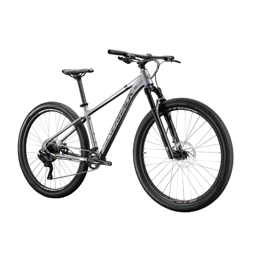 Silverback Stride Comp Hardtail Mountain Bike 29'' Satin Metallic Grey ...