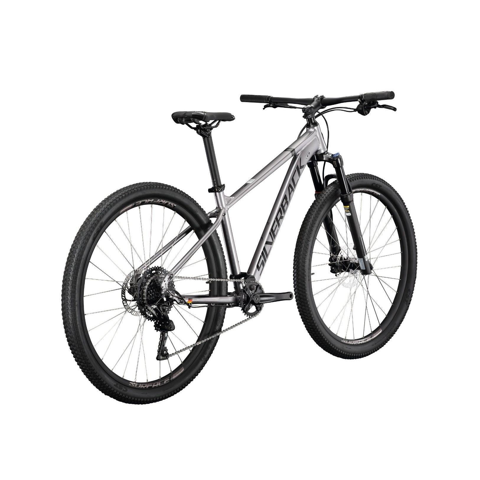 Silverback Stride Comp Hardtail Mountain Bike 29'' Satin Metallic Grey