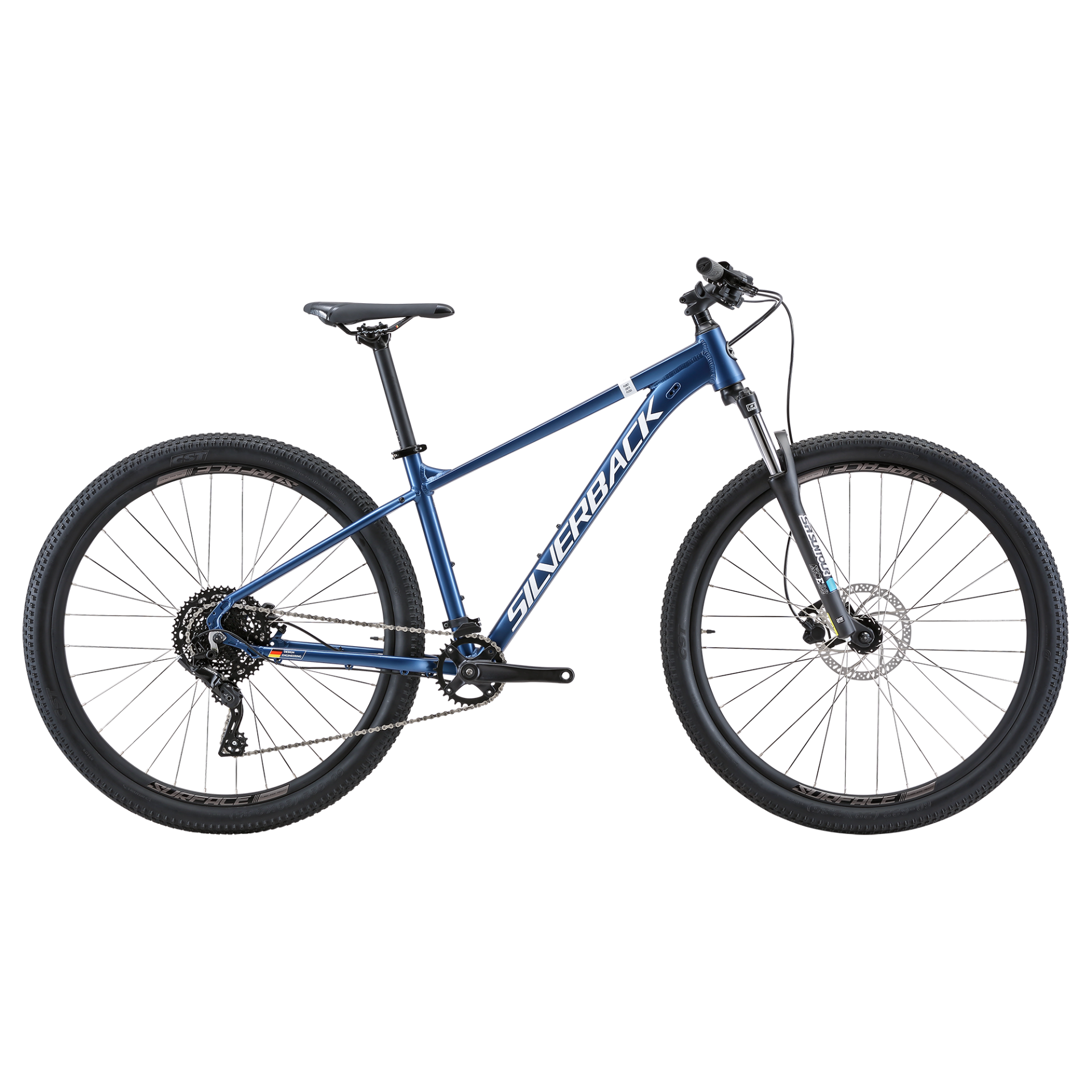 Silverback Stride Sport Hardtail Mountain Bike 29'' Dark Blue/White