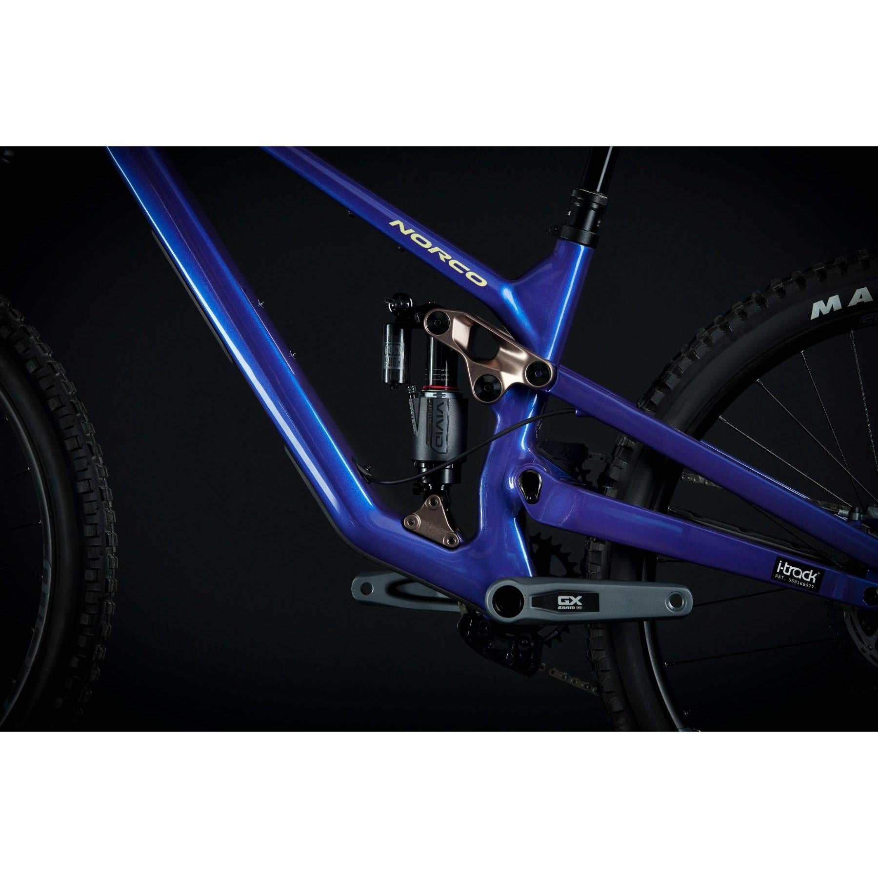 Norco Optic C2 Dual Suspension Mountain Bike Purple