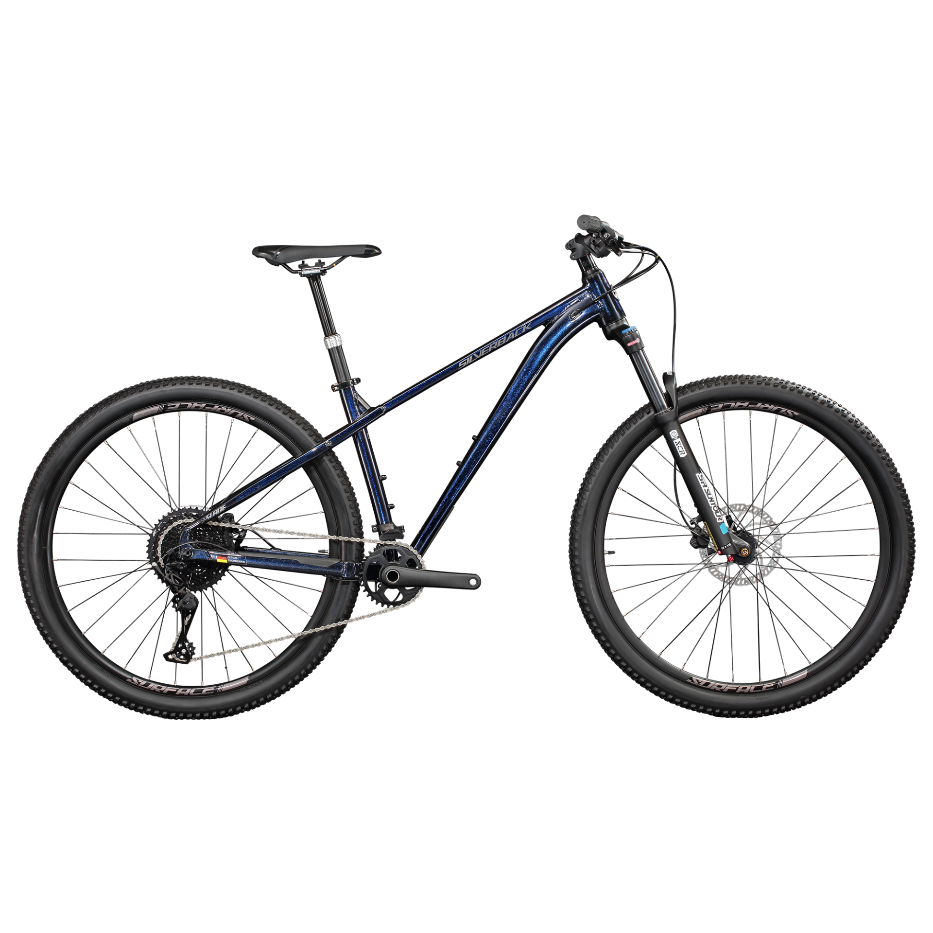 Silverback Slade Comp Hardtail Trail Bike Blue Grey