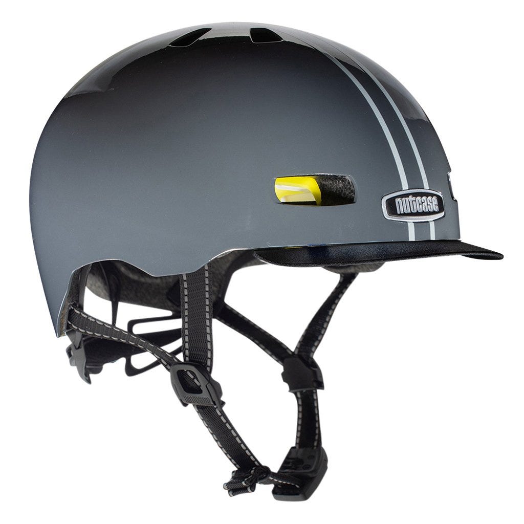 Nutcase Street Suit and Tie Stripe MIPS Helmet