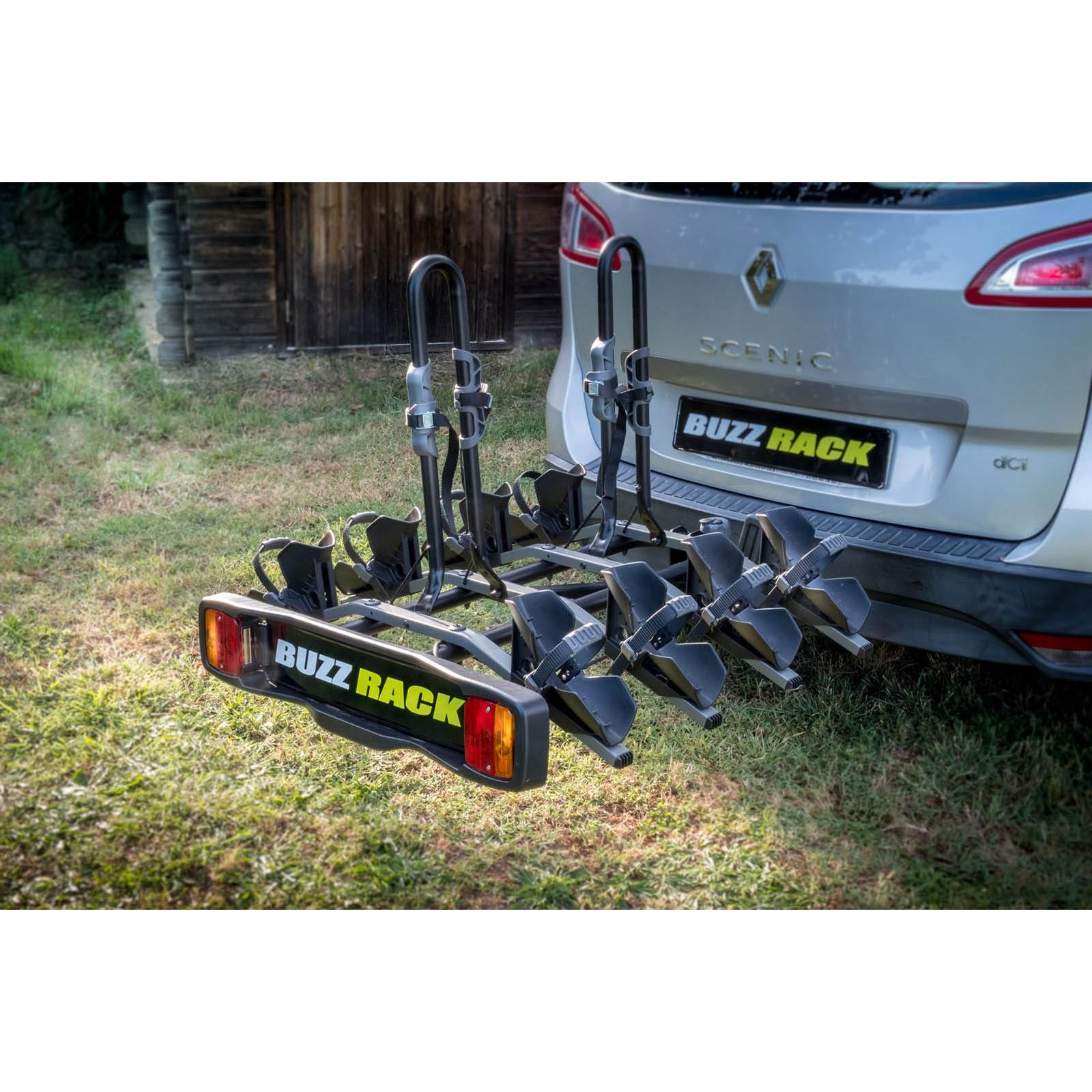 Buzzrack Buzzybee 4 Platform 4 Bike Tow Ball Rack