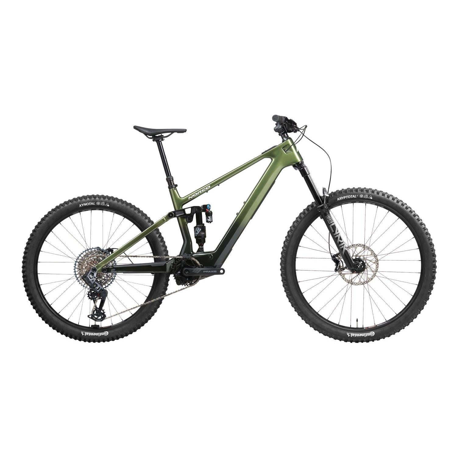 Norco Fluid VLT C2 140 Electric Trail Bike Green (XXL)