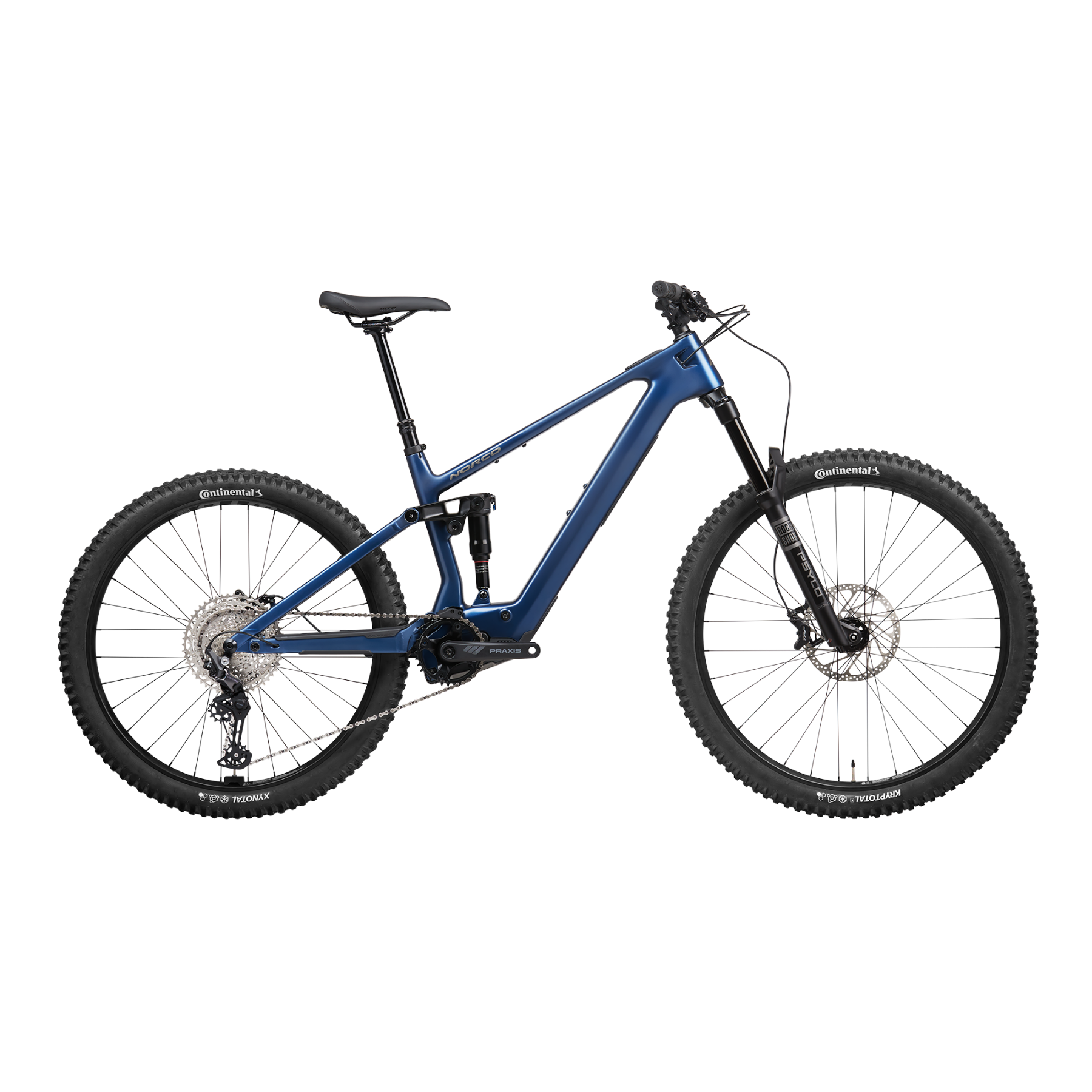 Norco Fluid VLT C3 140 Dual Suspension Mountain Bike Blue