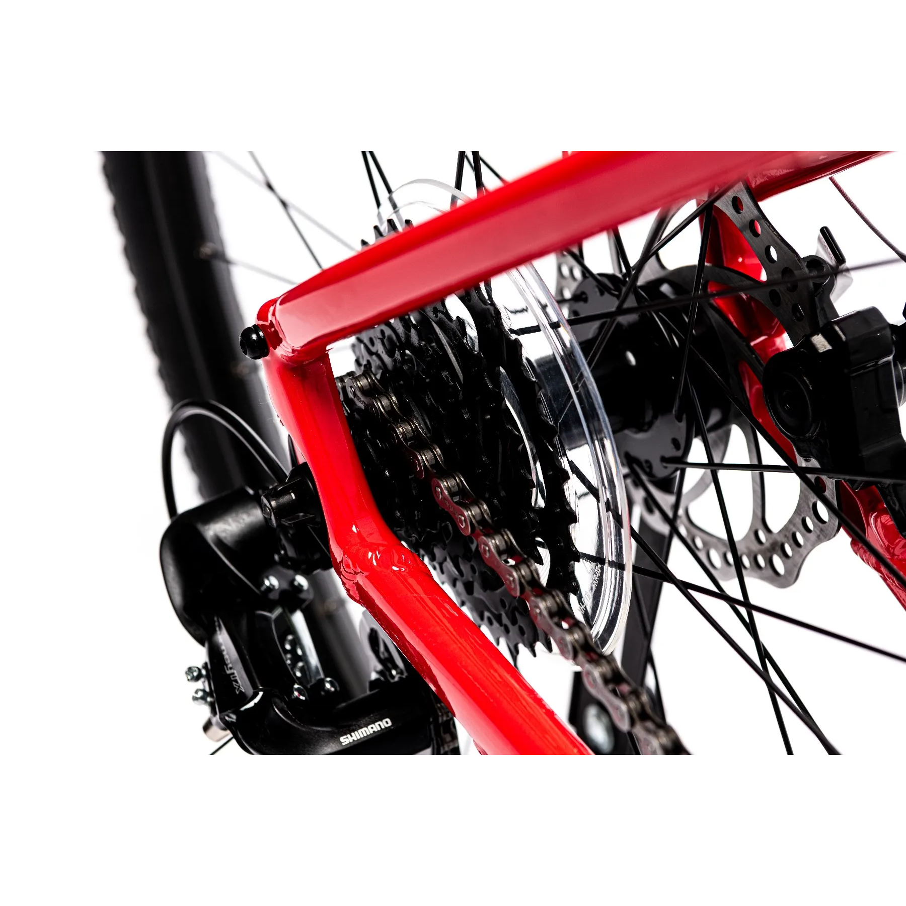 Norco XFR 3 Step Through Hybrid Bike Red/Green Large