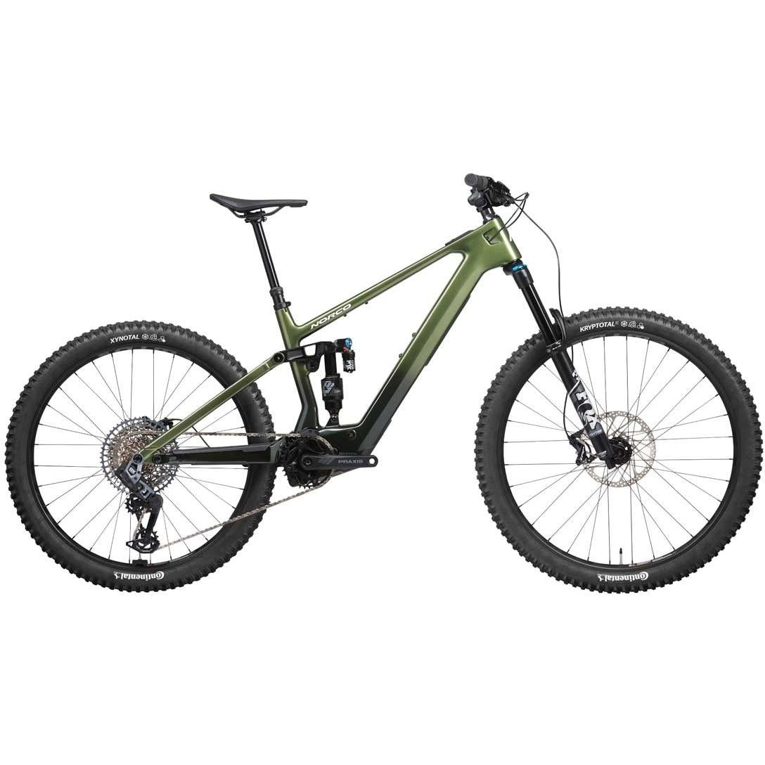 Norco Fluid VLT C2 140 Performance Electric Trail Bike Green