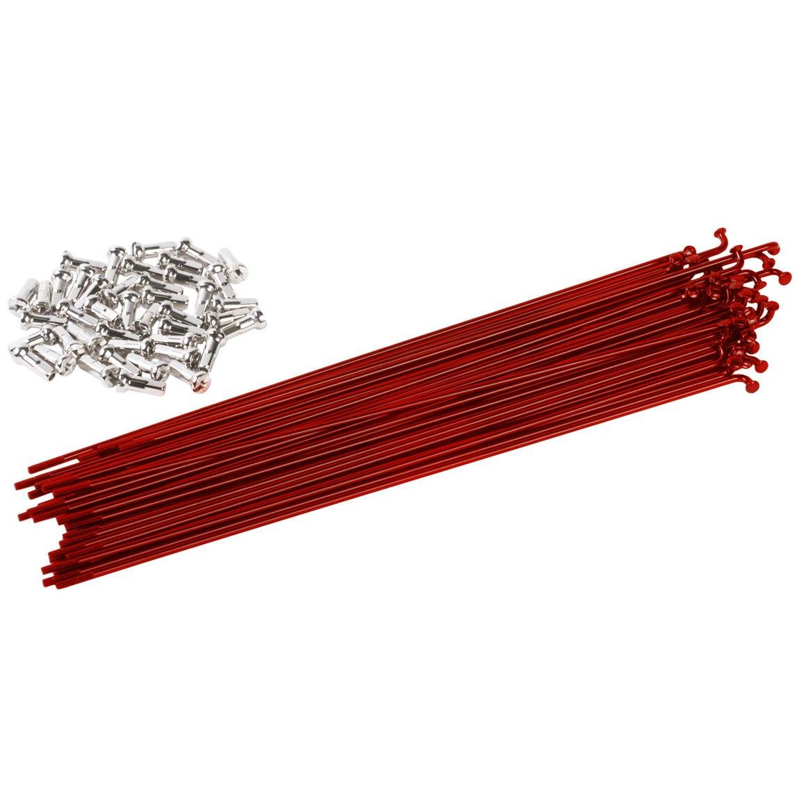 Odyssey HGS BMX Spokes 188mm Red
